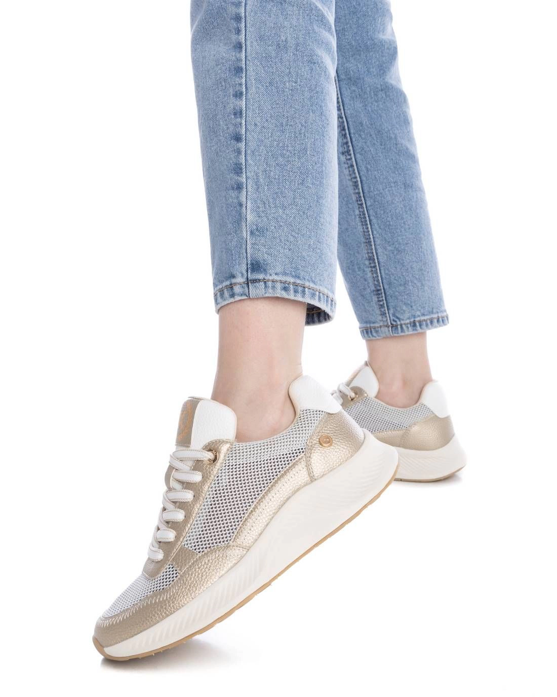 XTI Women's Sneakers Casual Round Toe Flat Heel