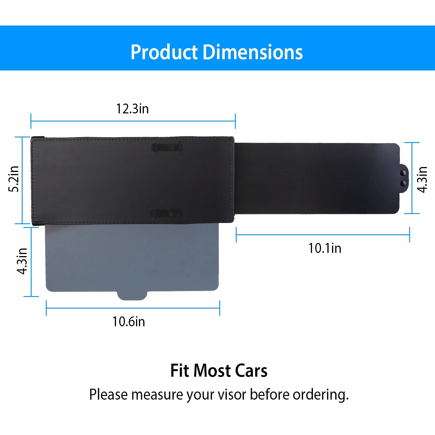 GBruno Extendable Car Sun Visor Windshield Shade