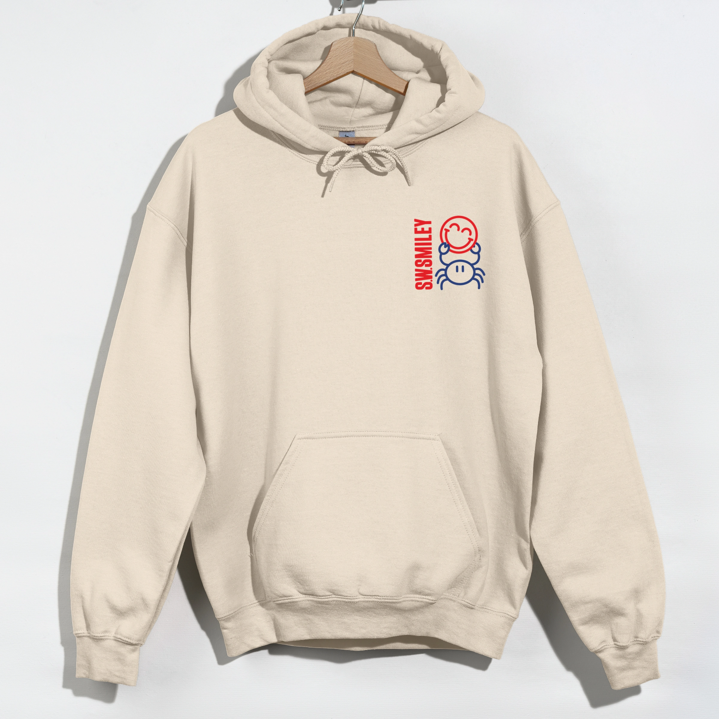 Simply Sage Market - Men's Graphic Hoodie S.W.Smiley Crab Smiley