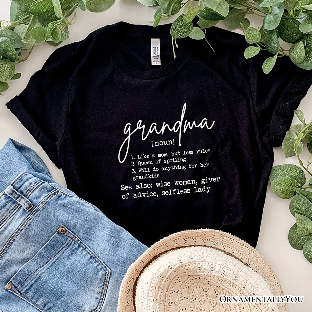 OrnamentallyYou Womens Grandma Definition T-Shirt