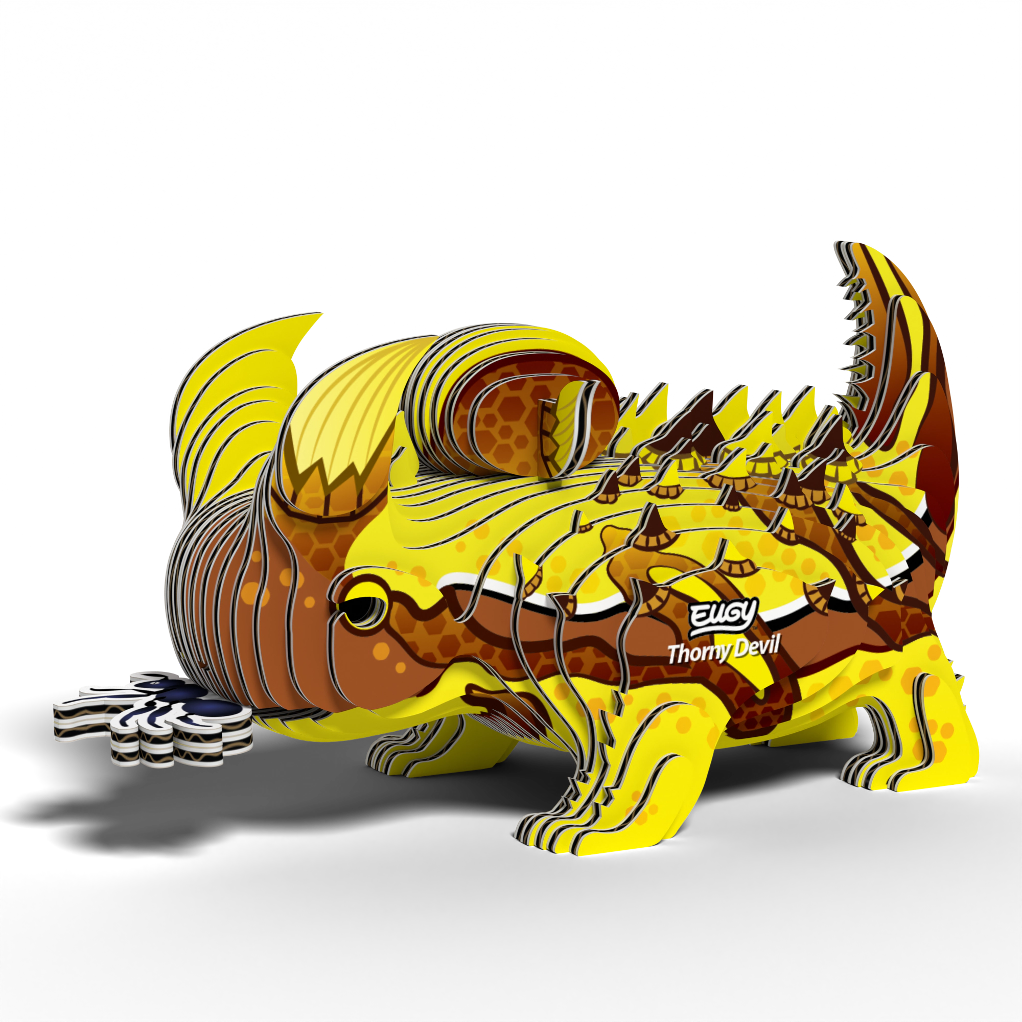 EUGY Thorny Devil 3D Puzzle - contains 44 puzzle pieces