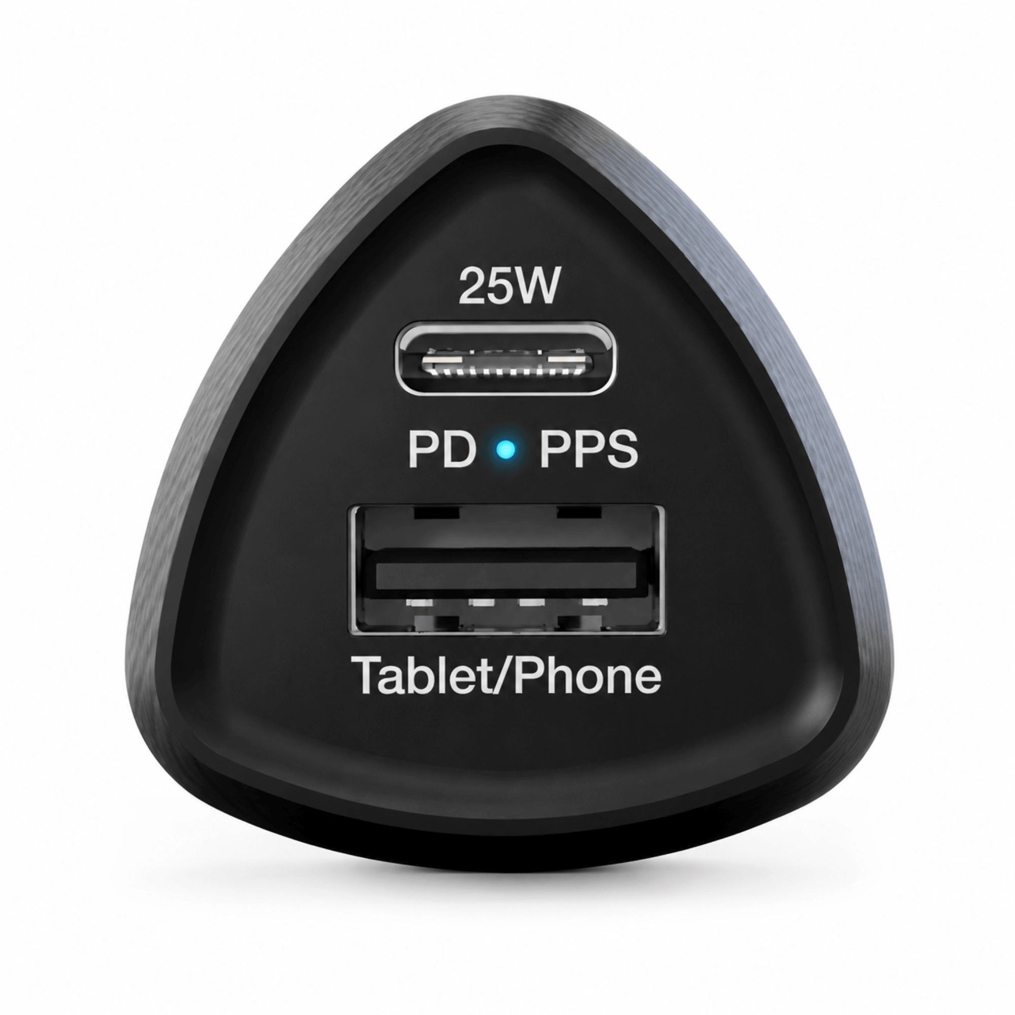 HyperGear SpeedBoost 25W USB-C PD + 12W USB Fast Car Charger with PPS