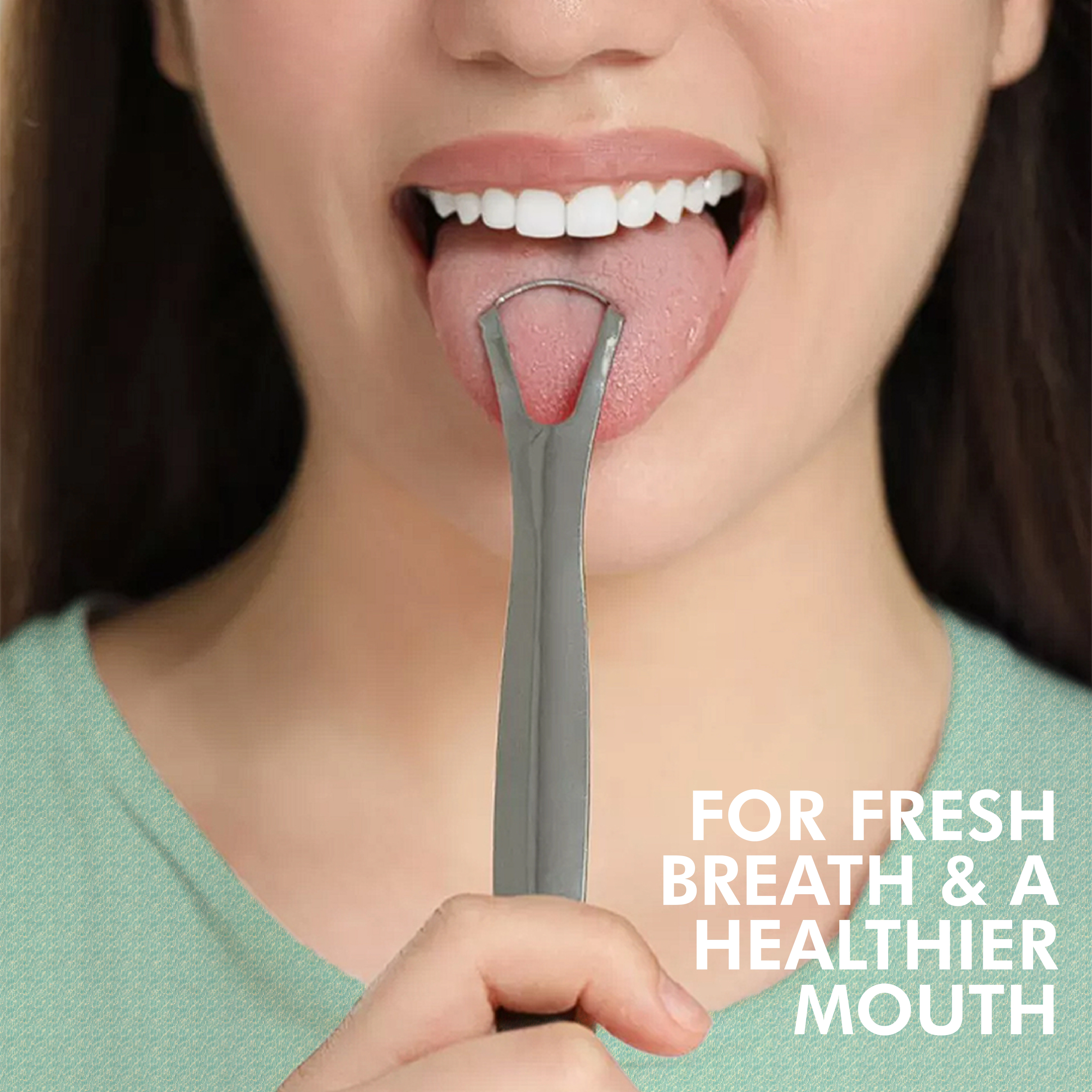 Pursonic Unisex Stainless Steel Tongue Cleaner – 2 Pack