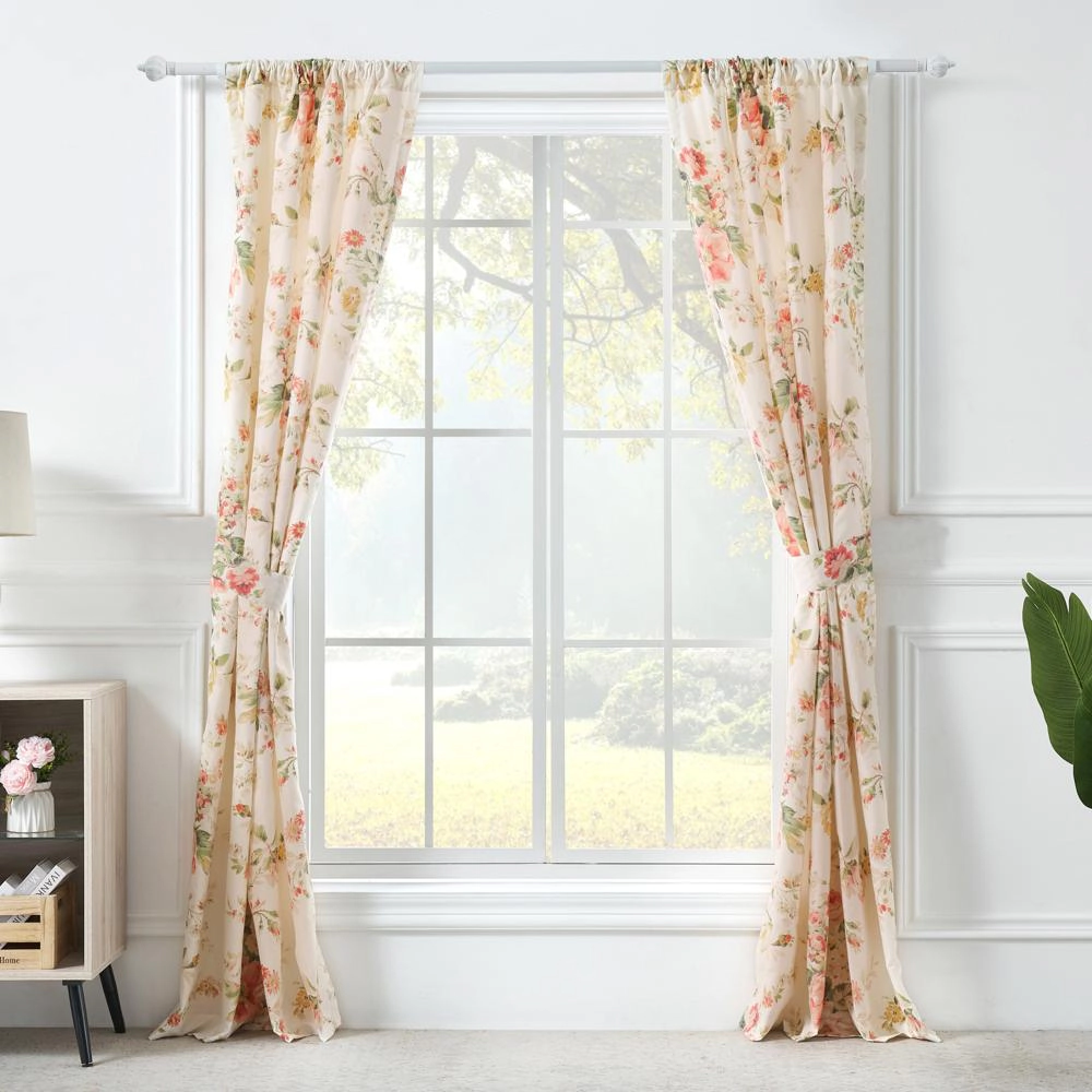 Greenland Home Fashions Grace Embrace Beauty Luxurious Modern Window Treatment Panel Pair Window Panel 42"x84" Buttercup