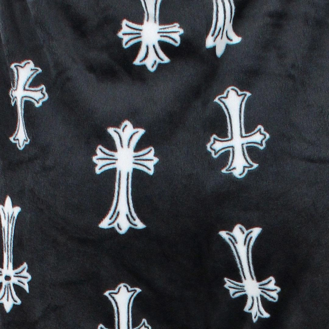 Weekending Women's Gothic Cross Velour Pajama Pants