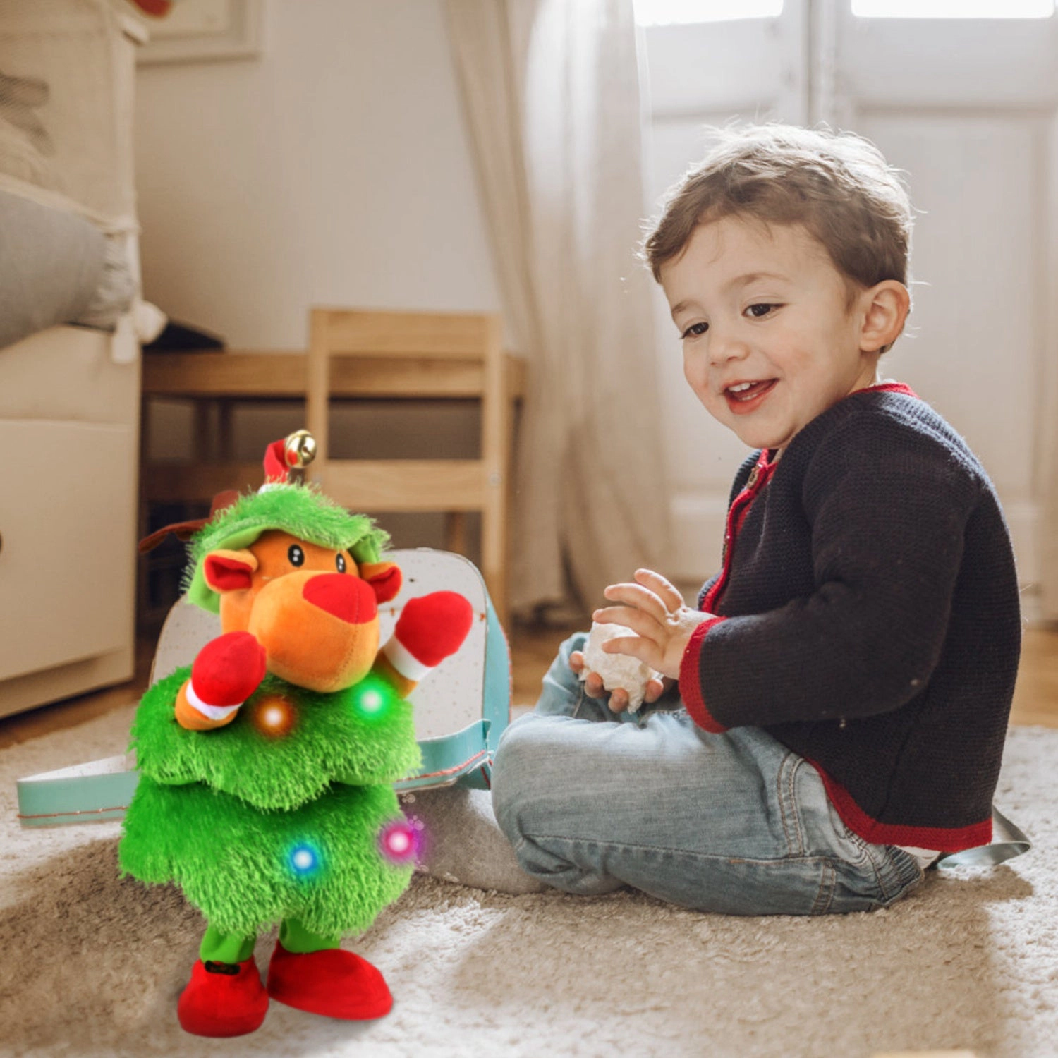 GBruno Interactive Dancing Singing Plush Elk Toy