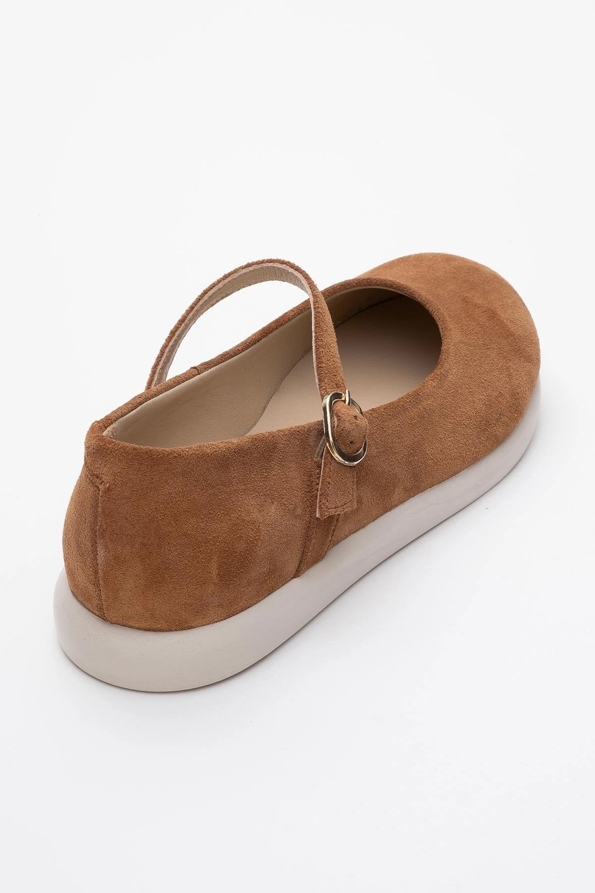 Forever & Always Womens ANISA Leather Strap Flat