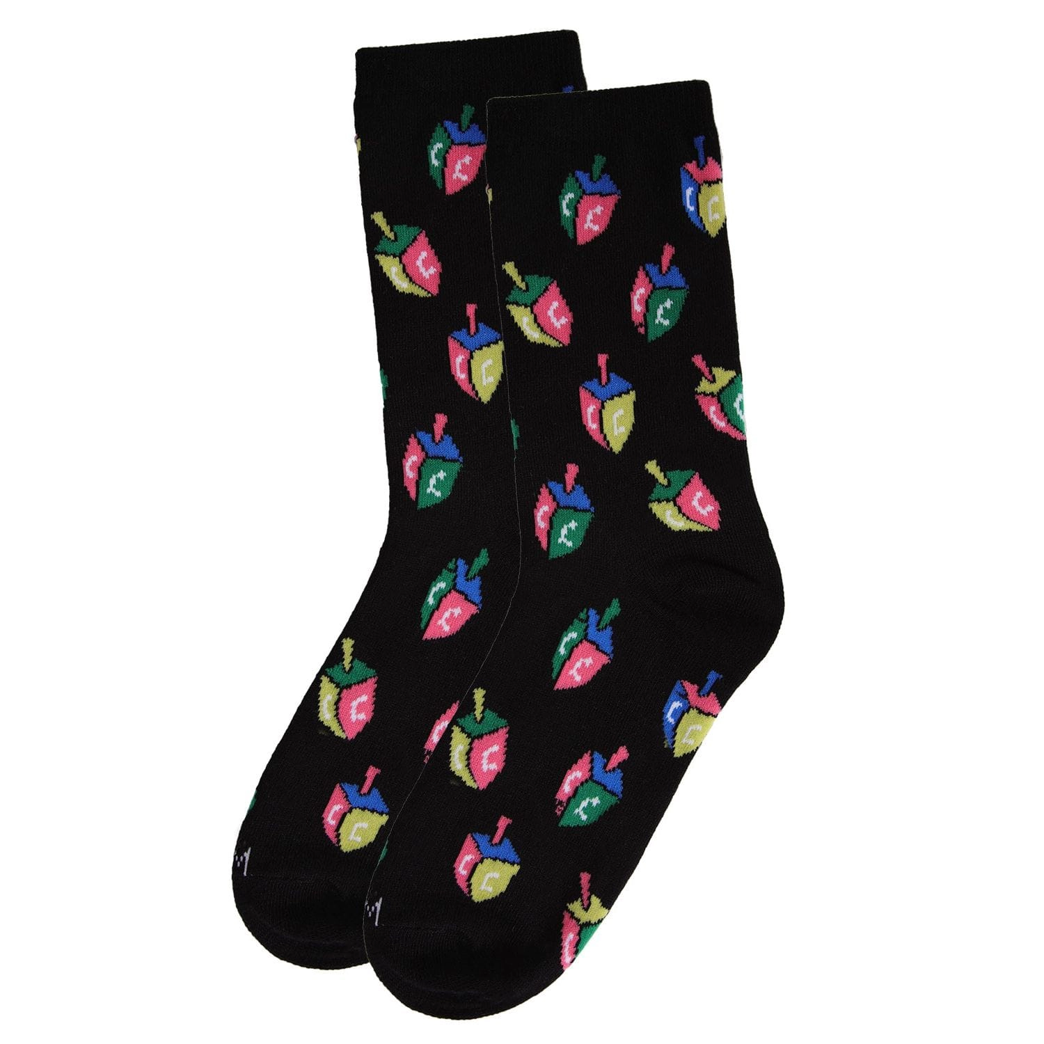 MeMoi Women's Dreidel Holiday Crew Socks
