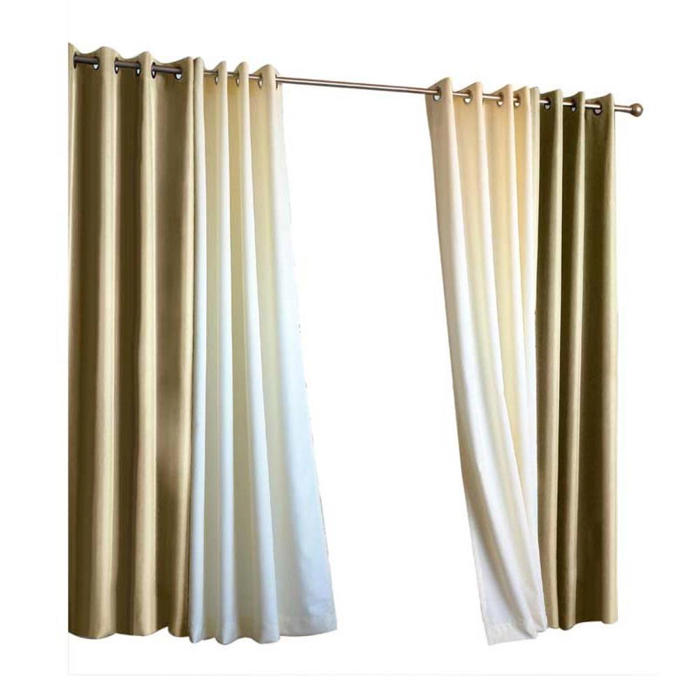 Commonwealth Outdoor Decor Gazebo Indoor Outdoor Grommet Curtain Panel 50 x 108 Khaki