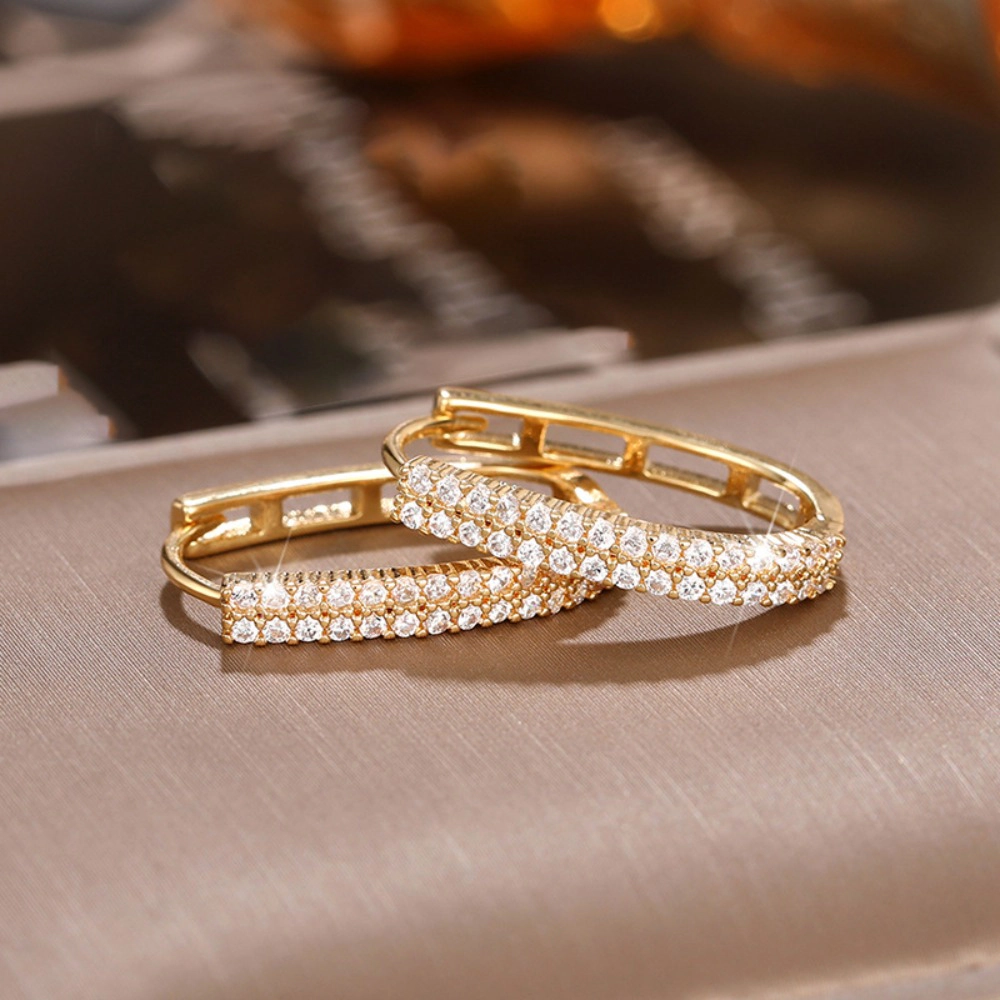 Exquisite Women's Hoop Earrings U Shaped Earrings