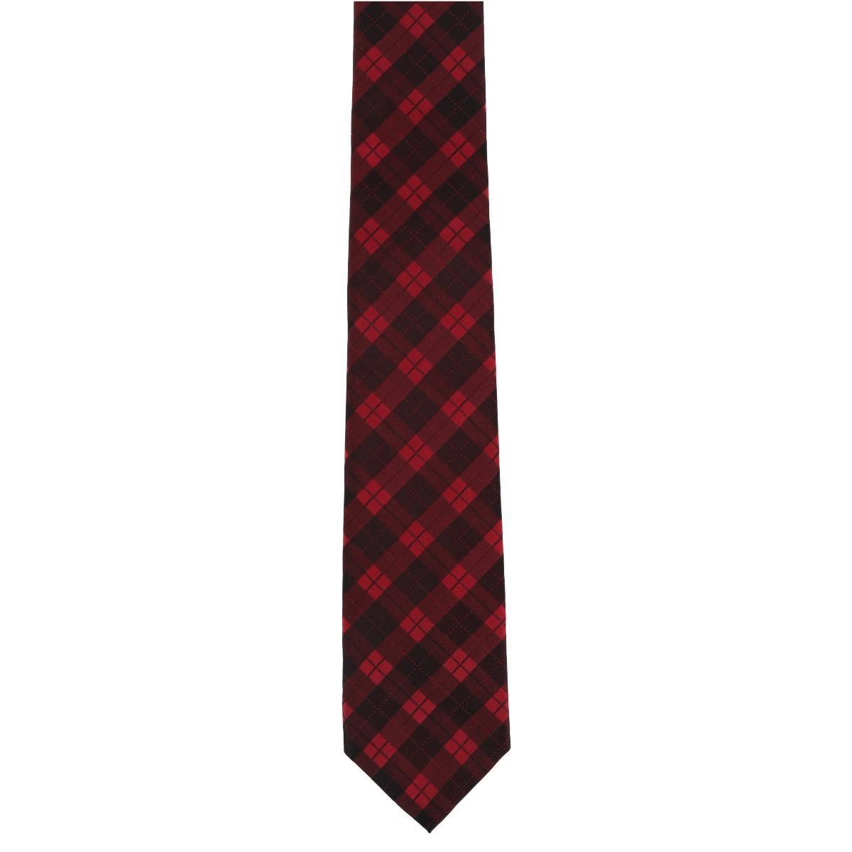 Trafalgar Digby Checkered Plaid Silk Necktie