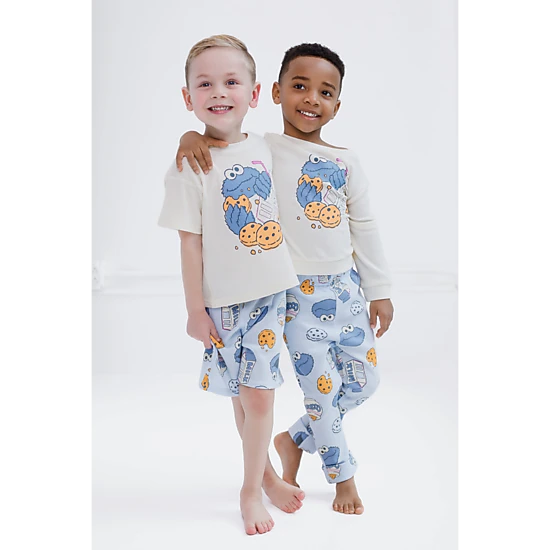 Sesame Street Cookie Monster Boys' 2-Piece Sweatshirt and Pants Set