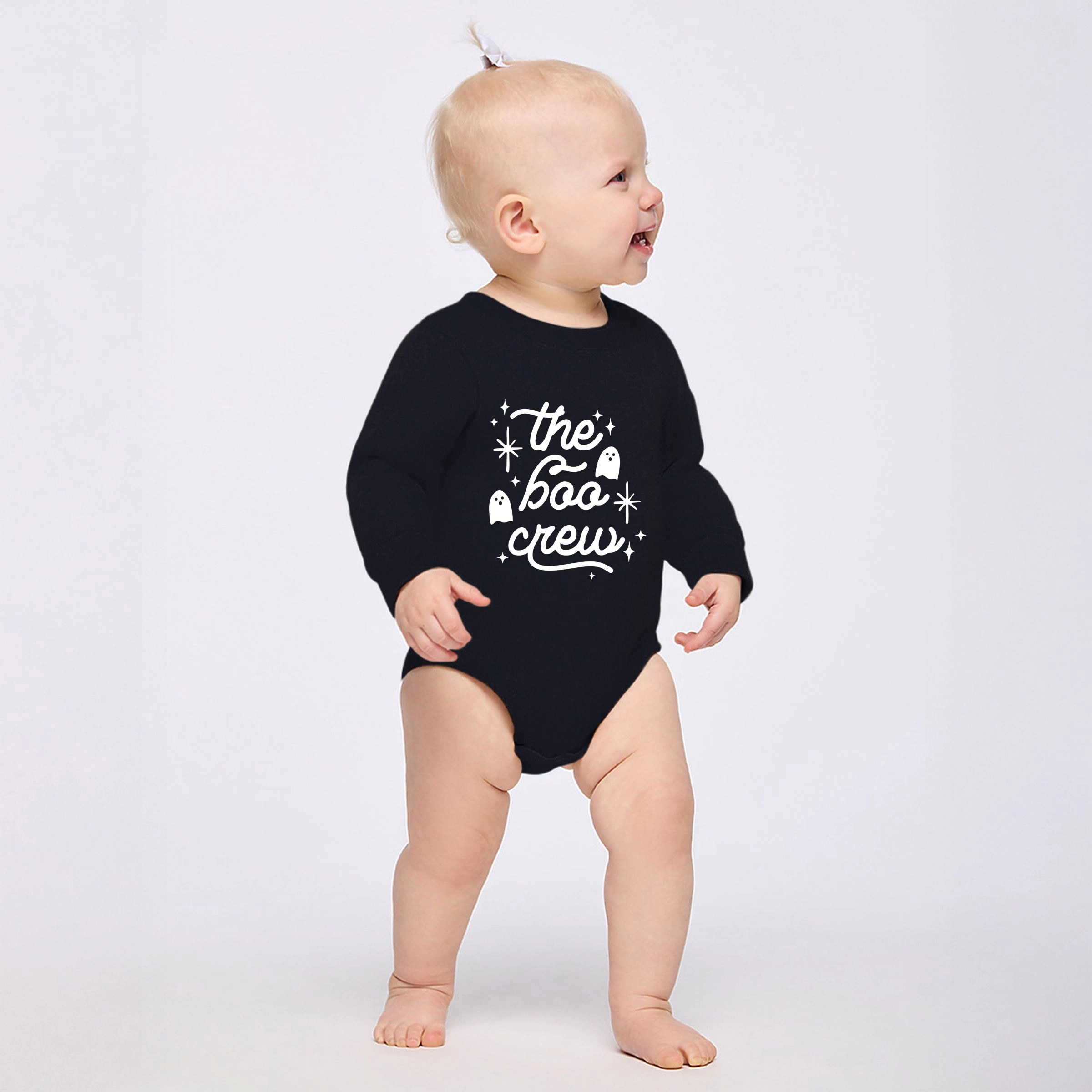 The Juniper Shop - Infant Fleece BodySuit Boo Crew Ghosts