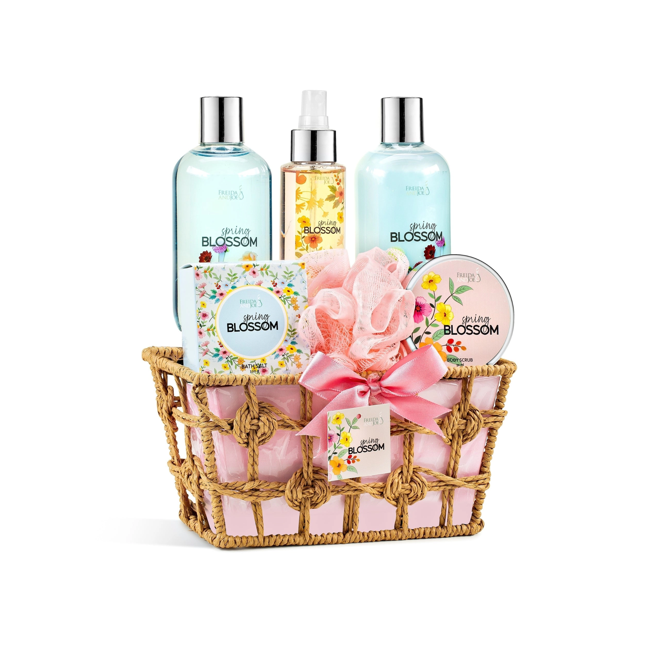 Freida and Joe  Women Spring Blossom Spa Gift Basket For Mom