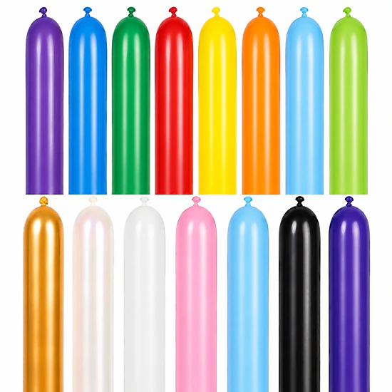 LoonBalloon 646 Oversized Modeling Balloons - 6 in x 46 in, 50-Pack ...