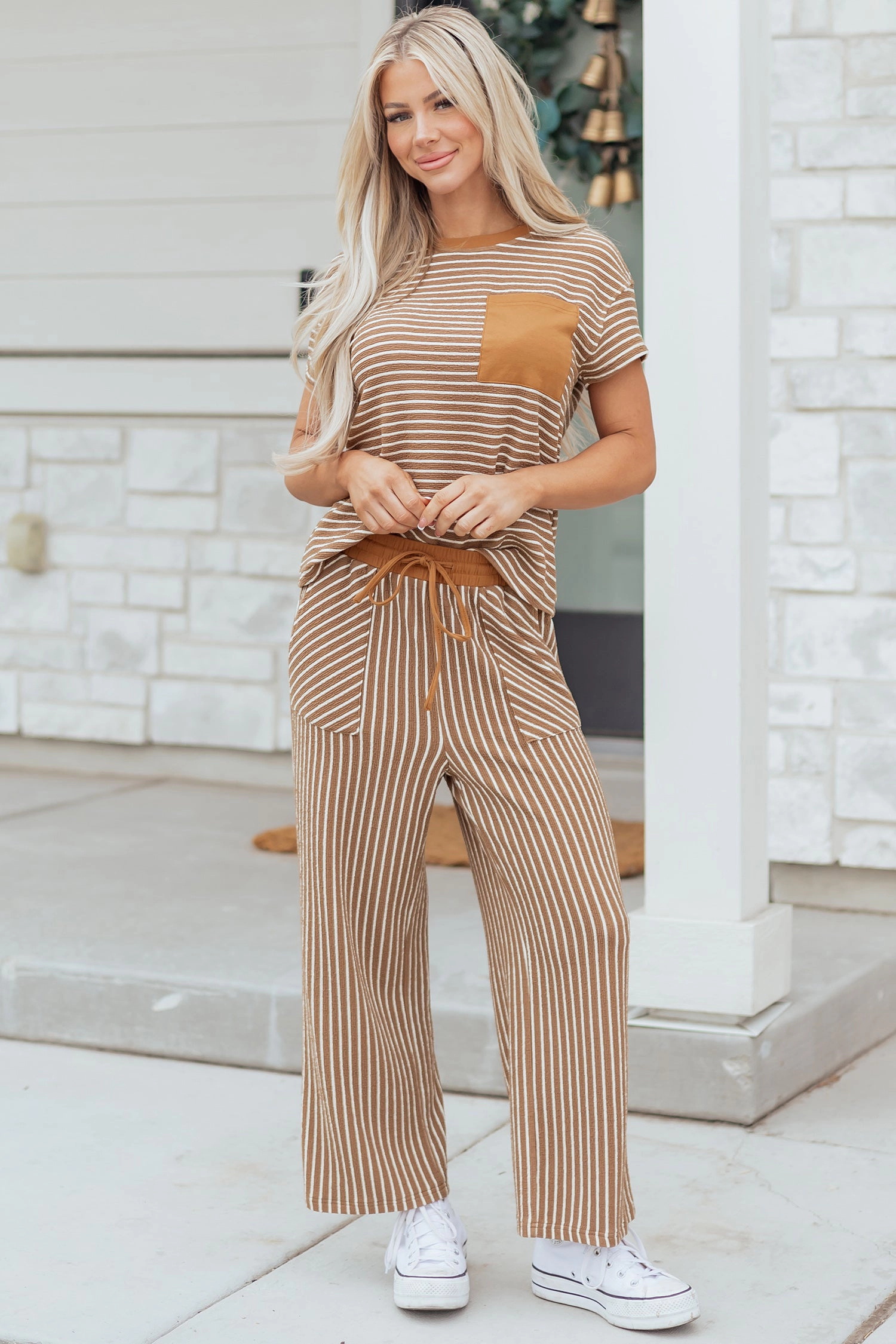 Threaded Pear Women's Aspyn Stripe Tee