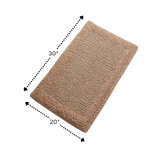 Knightsbridge Naples 220 GSF Non Skid Back Bath Rug