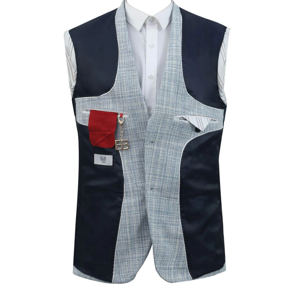 Elie Balleh Men's Slim Fit Single Breasted Blazer