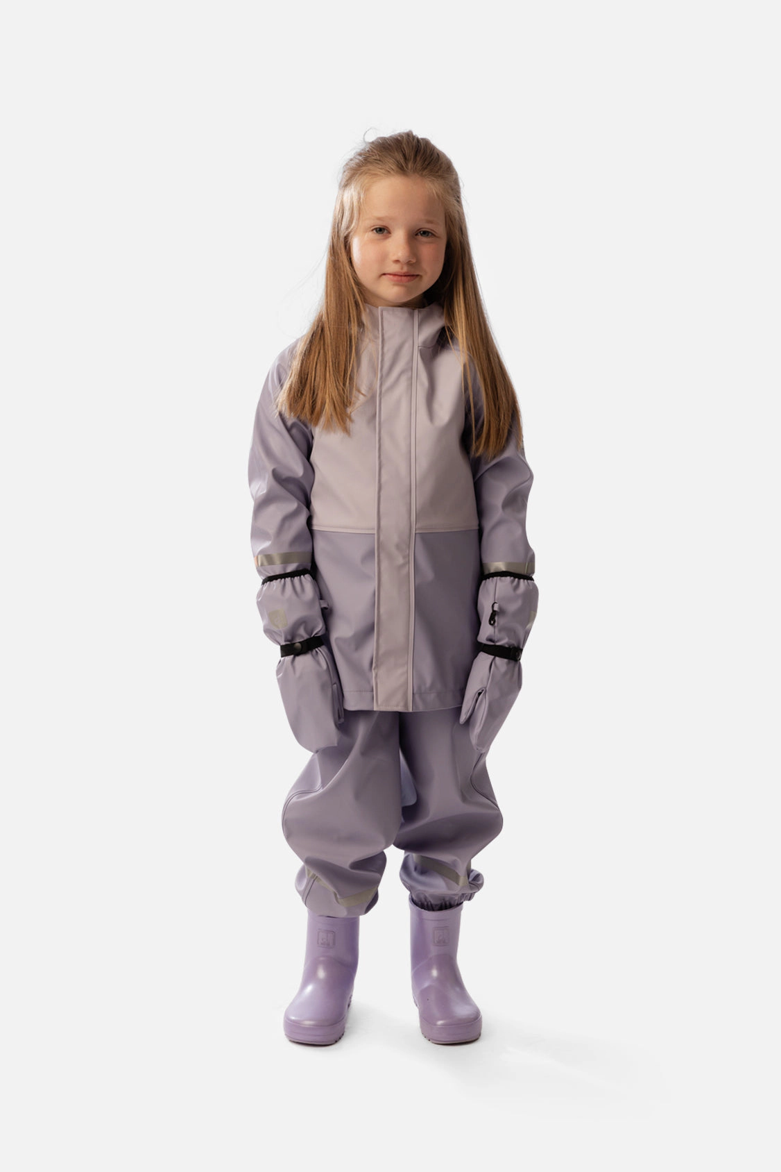 Deux par Girls Adjustable Suspender Rain Overalls