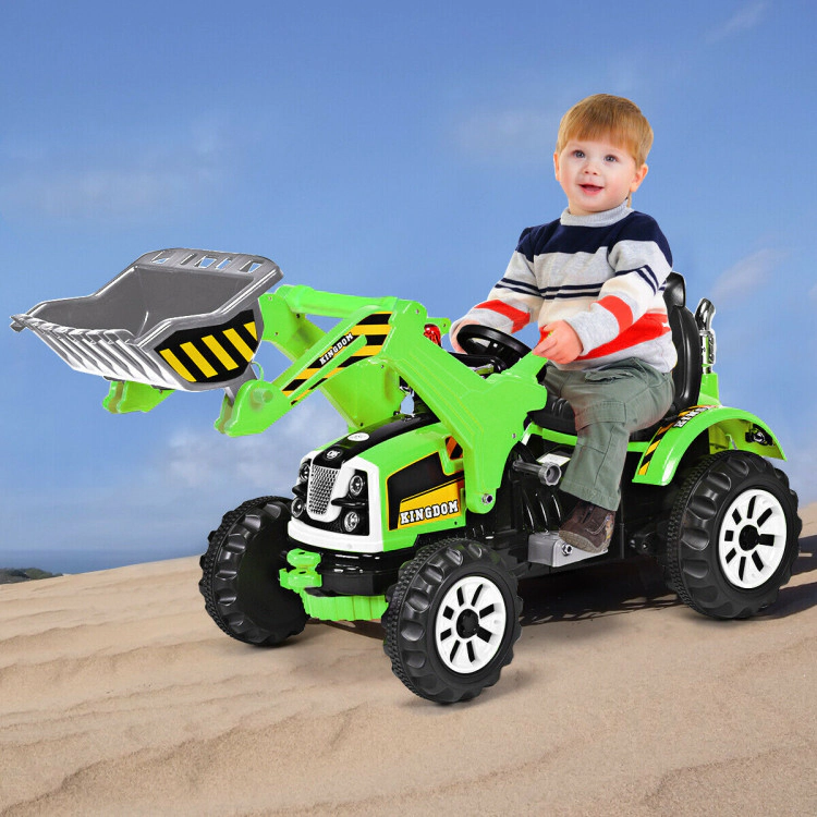 Hivvago 12 V Battery Powered Kids Ride on Dumper Truck