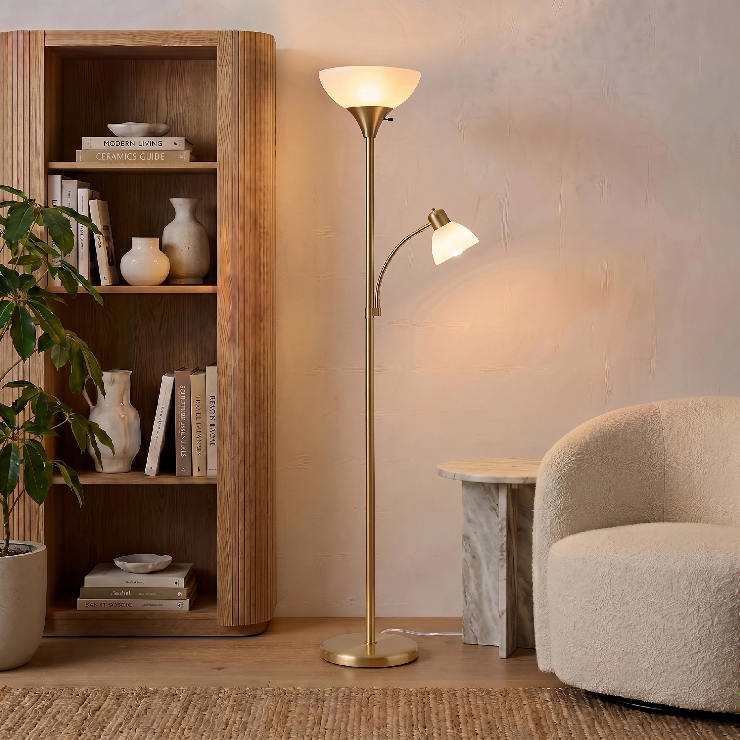 Brightech Sky Dome Torchiere Dimmable Floor Lamp