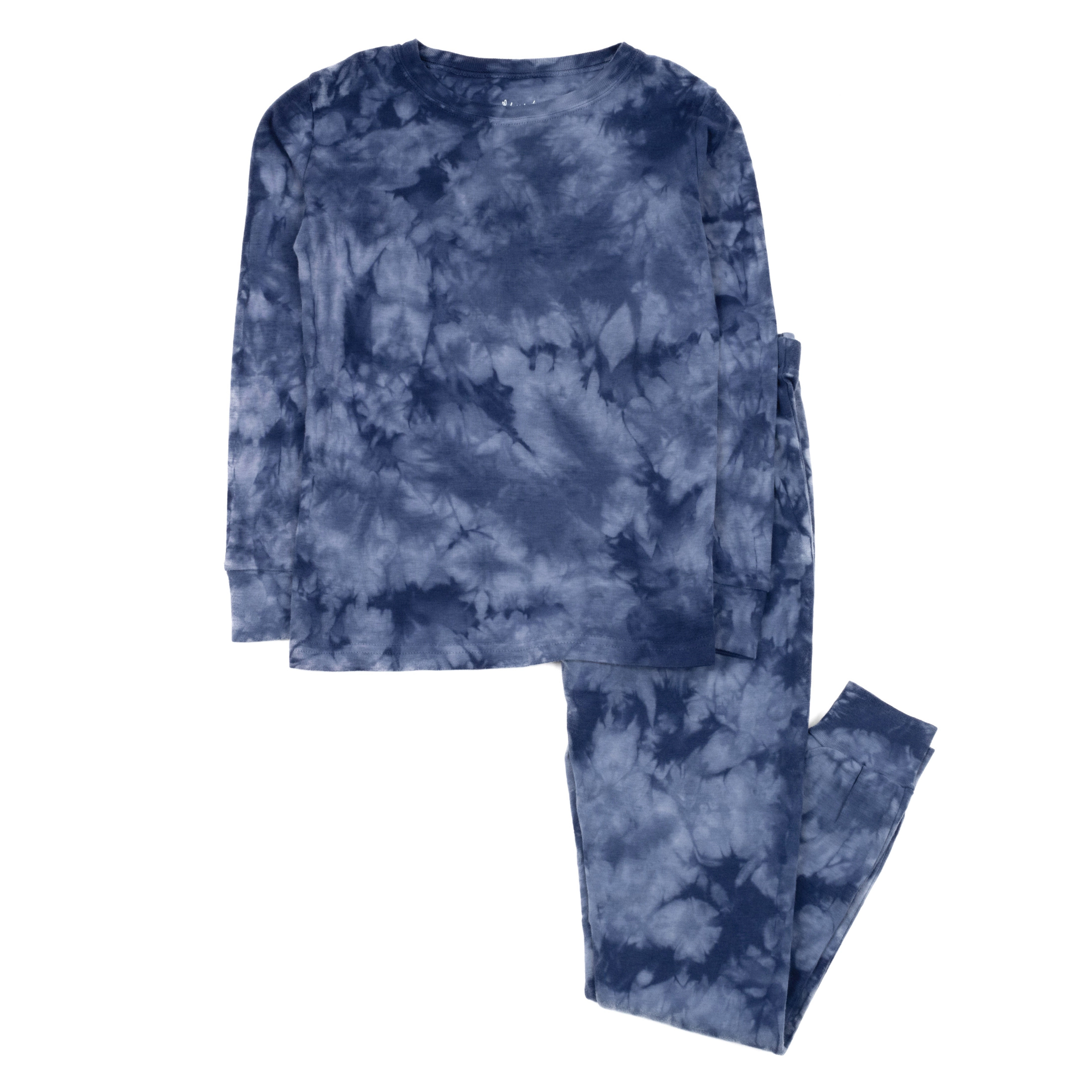 Leveret Kids 2-Piece Tie Dye Mix Cotton Snug Fit Pajama Set