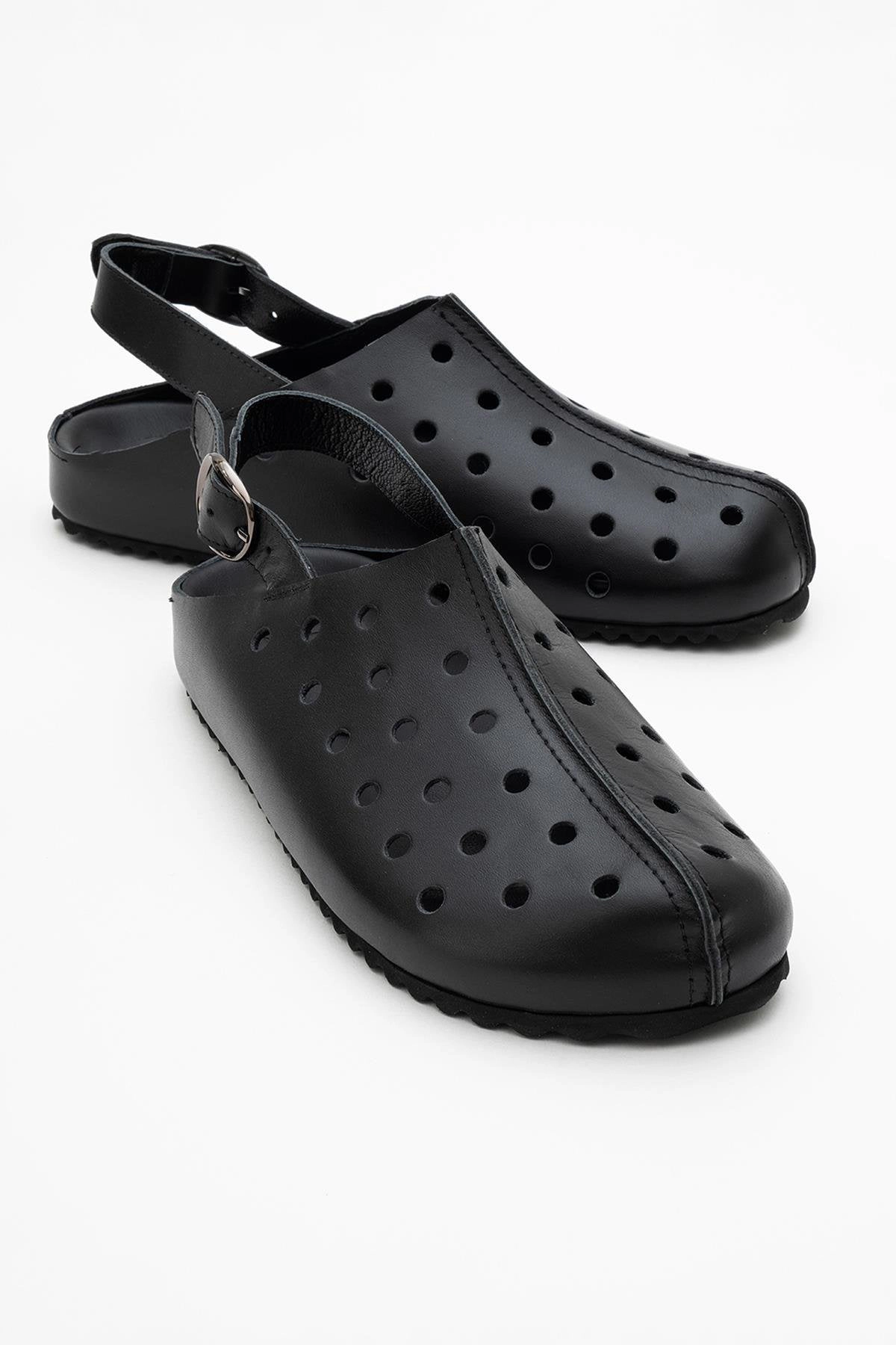 Forever & Always Womens Justa Leather Clogs