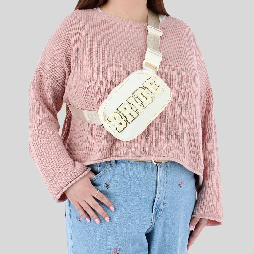 CTM Women's Bride to Be Waistpack Bag
