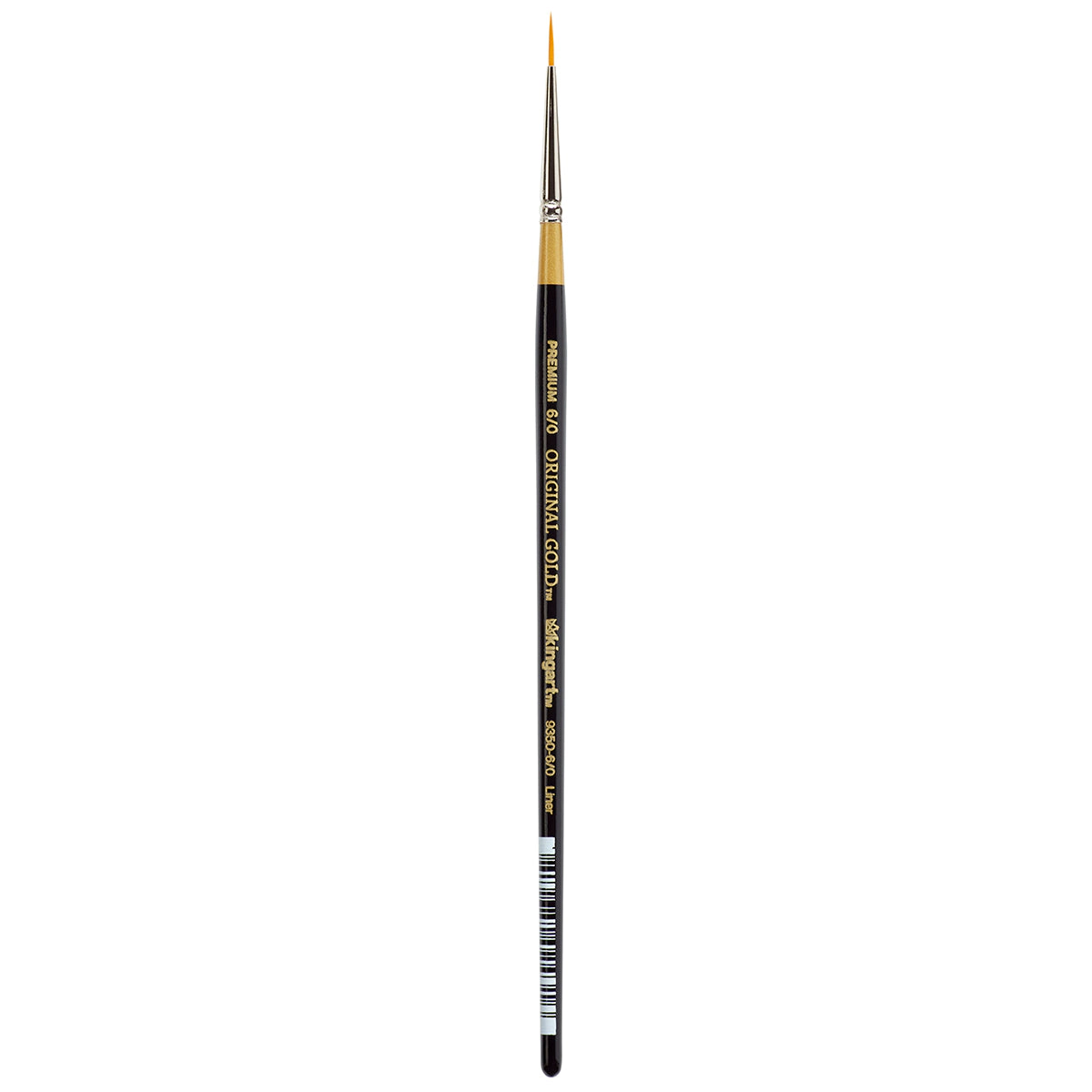 KINGART Original Gold 9350 Liner Golden Taklon Brush