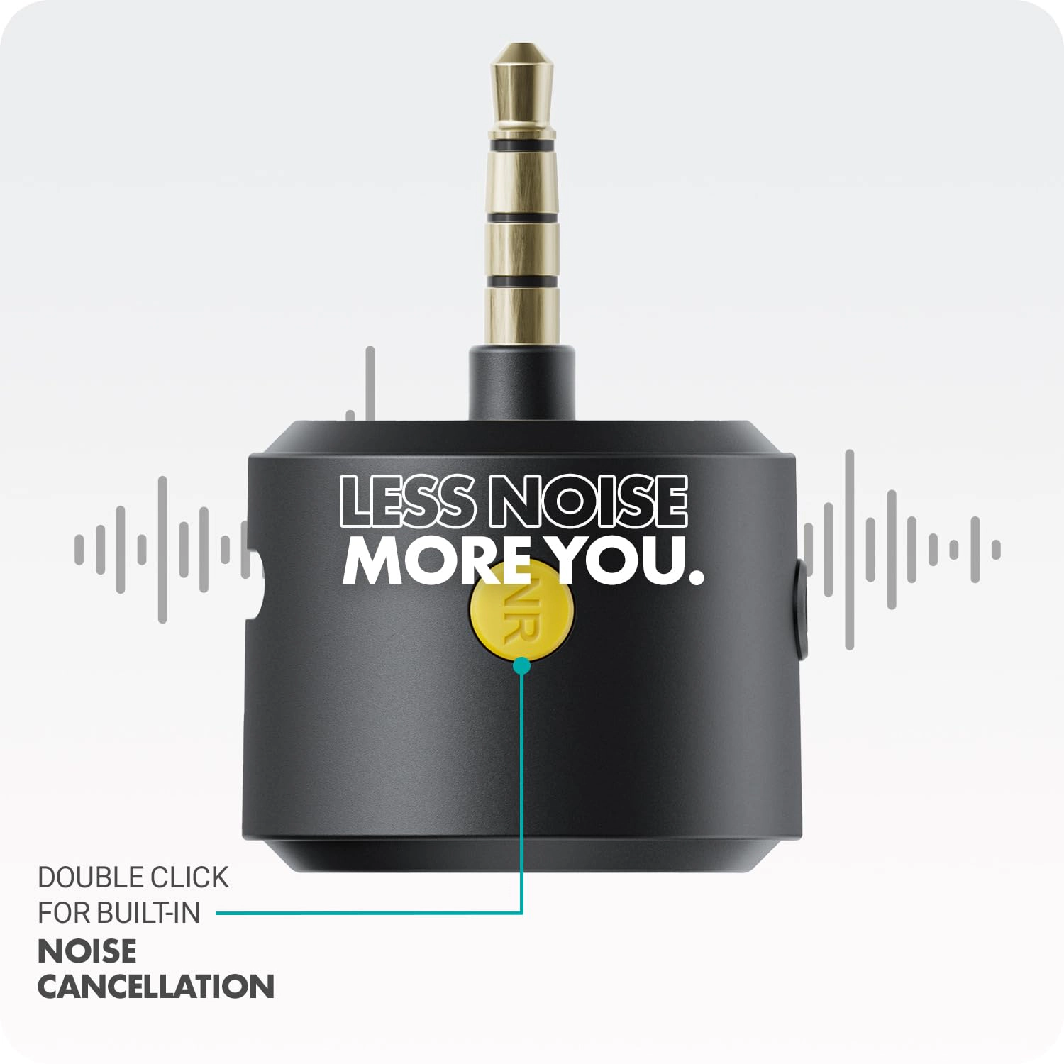 Movo WM-VXR10 Wireless Shotgun Mic Adapter for USB-C/iPhone 15 and up/Android Devices