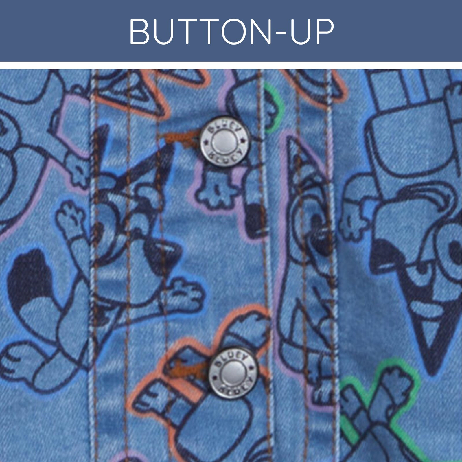 Bluey Girls' Denim Jacket