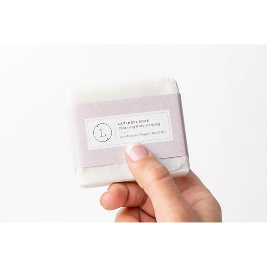 Lizush  6-Piece Handmade Cold-Process Natural Soap Gift Set - Assorted 4 oz Bars