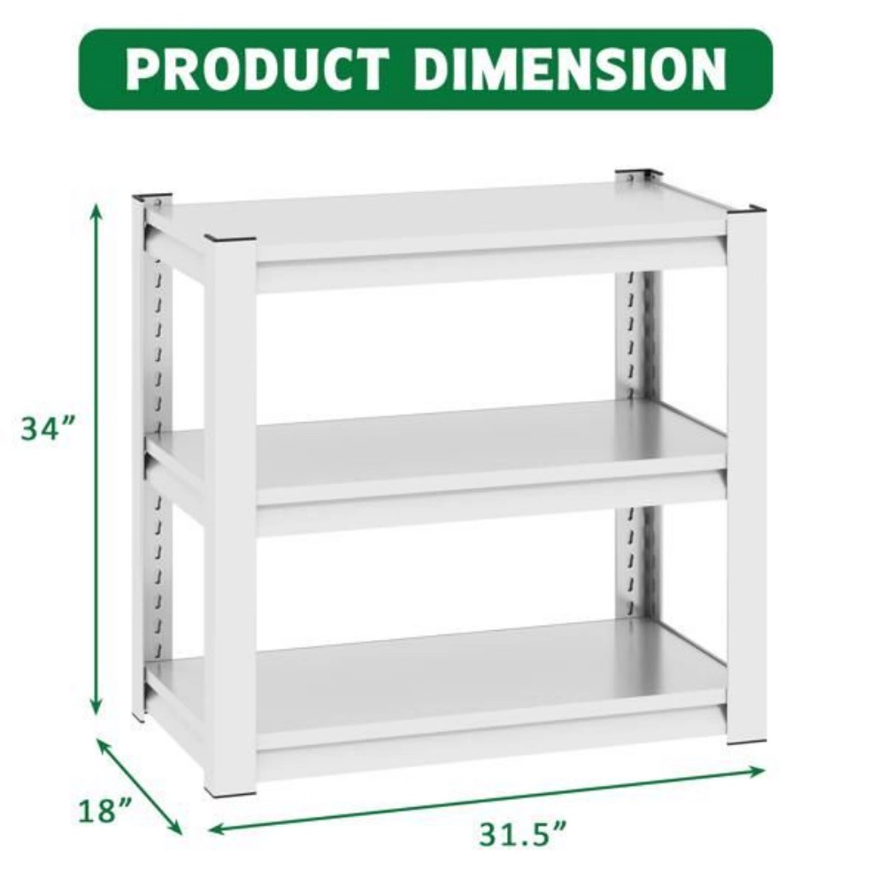 Flynama 3 Tier Metal Aquarium Stand 40-50 Gallon 34H x 18W in Adjustable Heavy Duty Fish Tank Rack for Home Office