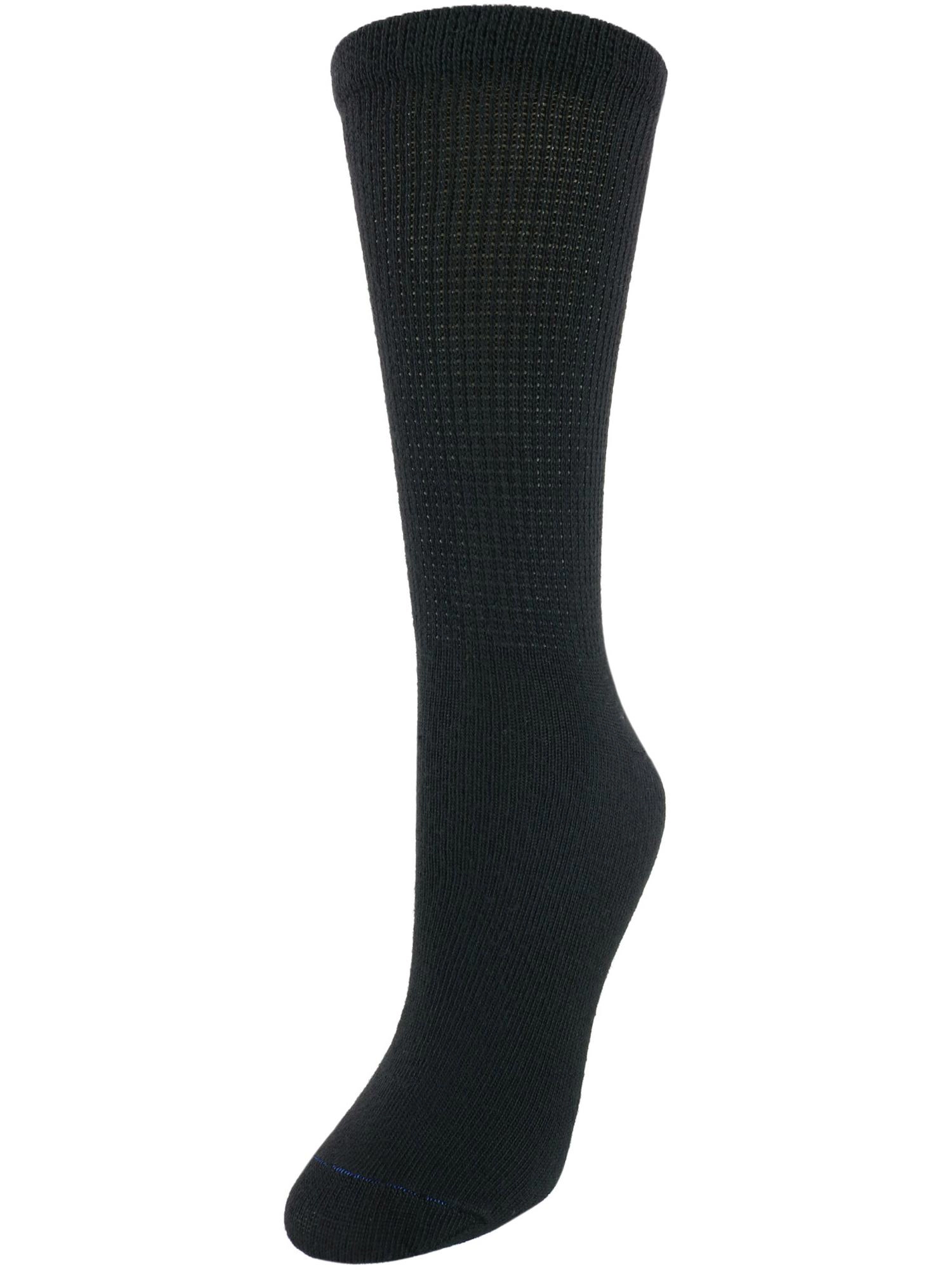 Dr. Scholl's Women's Plus Diabetes & Circulatory Crew Socks (Pack of 4)