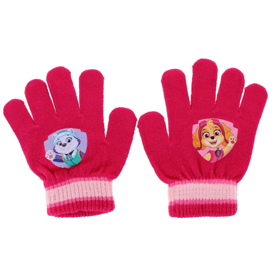 Textiel Trade Girl's Paw Patrol Skye & Everest Winter Beanie and Gloves Set