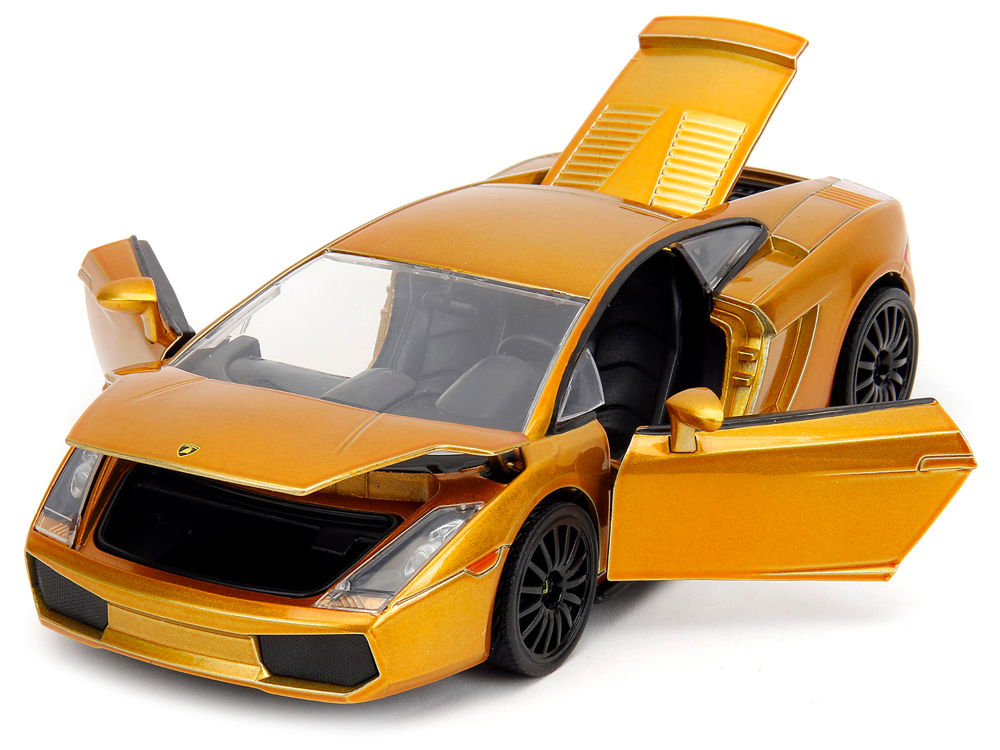 Jada Lamborghini Gallardo Gold Metallic "Fast X" (2023) Movie "Fast & Furious" Series 1/24 Diecast Model Car by Jada