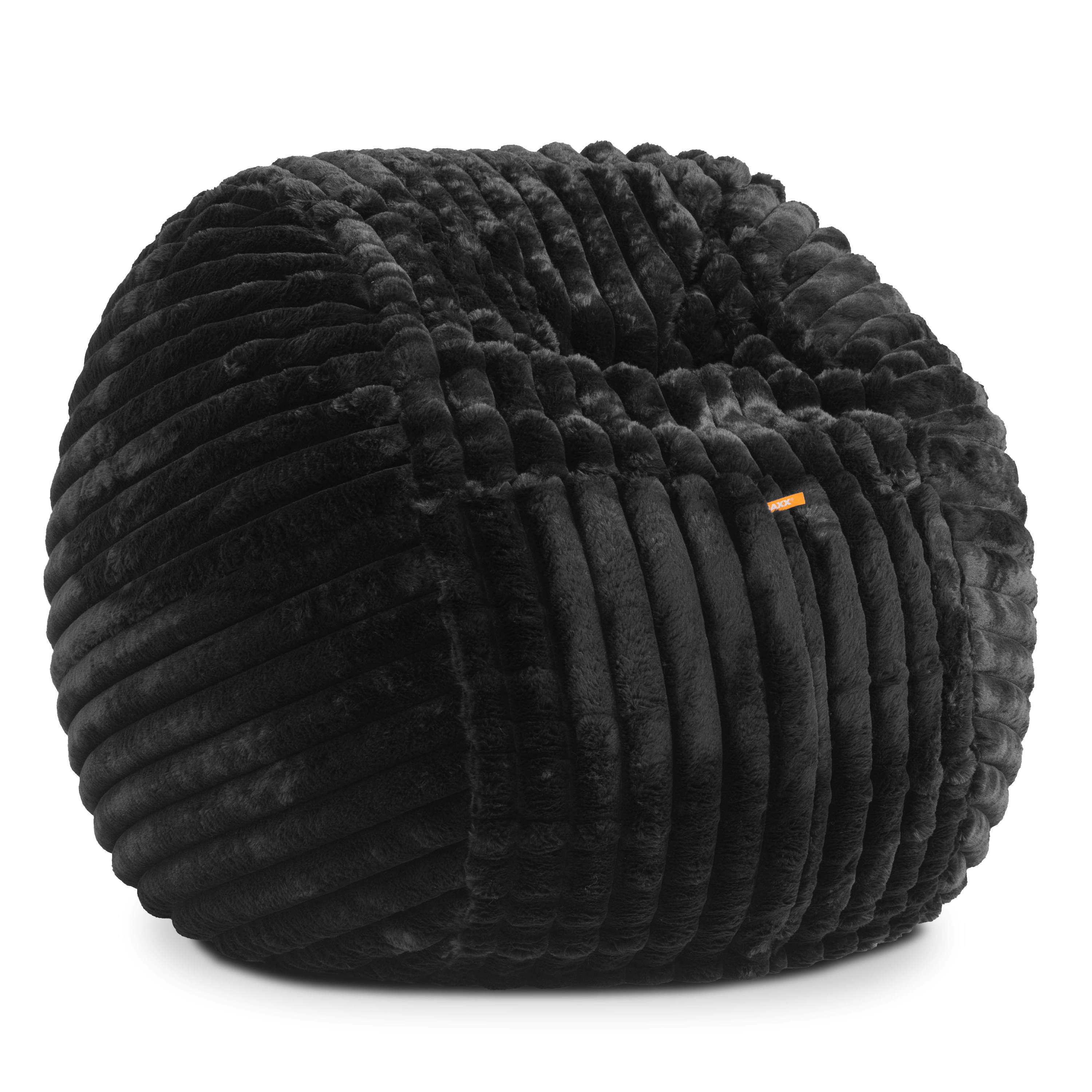 Jaxx Saxx 4ft - Large Round Bean Bag for Adults Made the USA Luxuriously Soft Plush Faux Fur