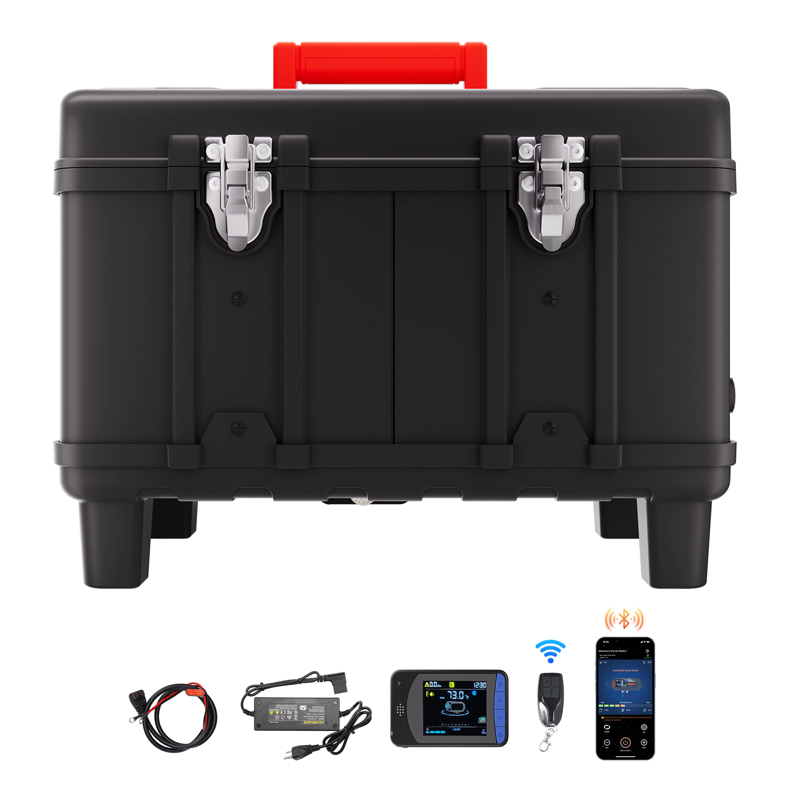 HONGGE Diesel Heater, 8KW, DC 12V, All One Portable Air Heater with Bluetooth APP Control