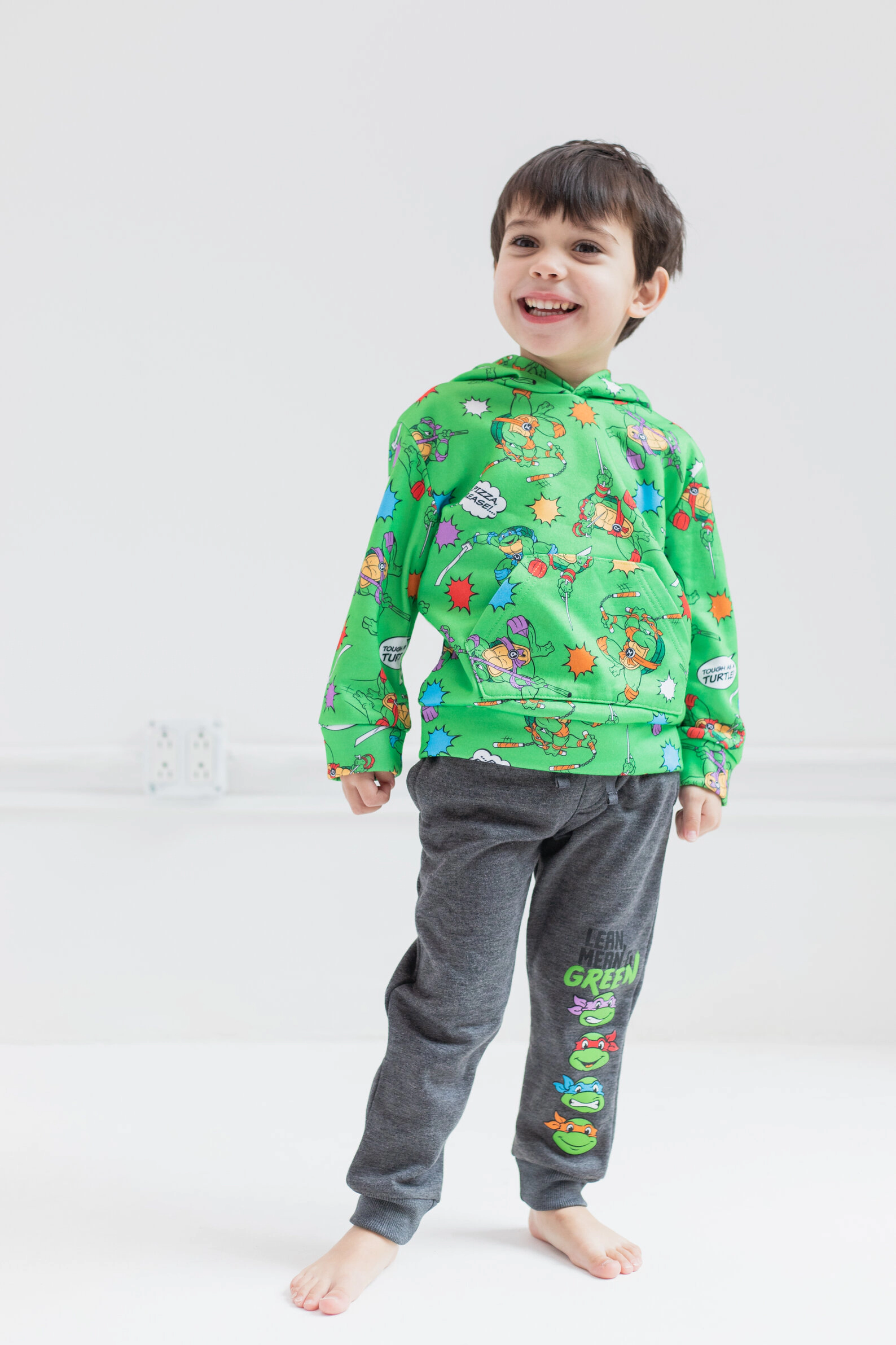 Teenage Mutant Ninja Turtles Boys' Fleece 2-Piece Hoodie and Pants Set