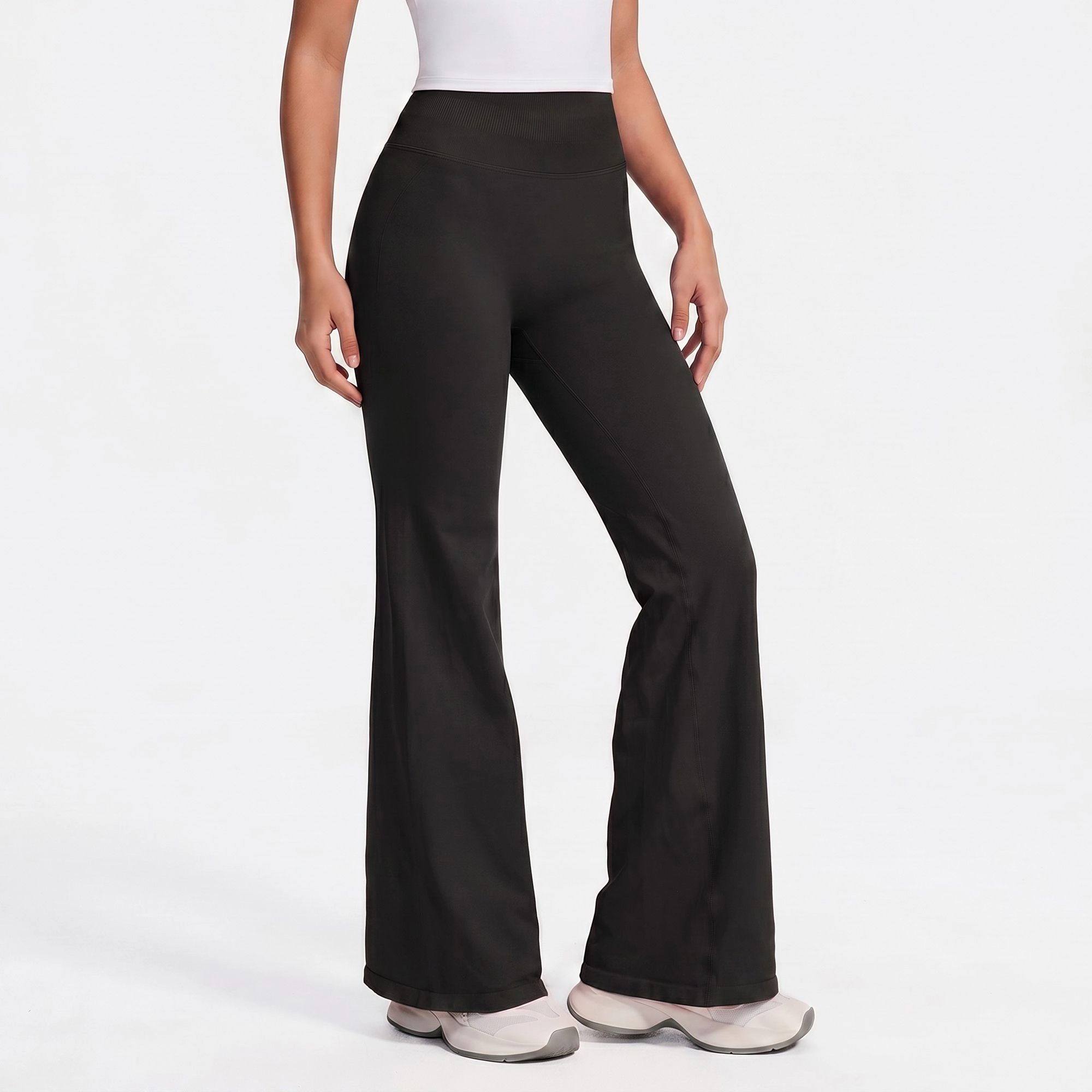 Anna-Kaci Women's High-Waisted Flare Yoga Pants Bootcut Workout Leggings