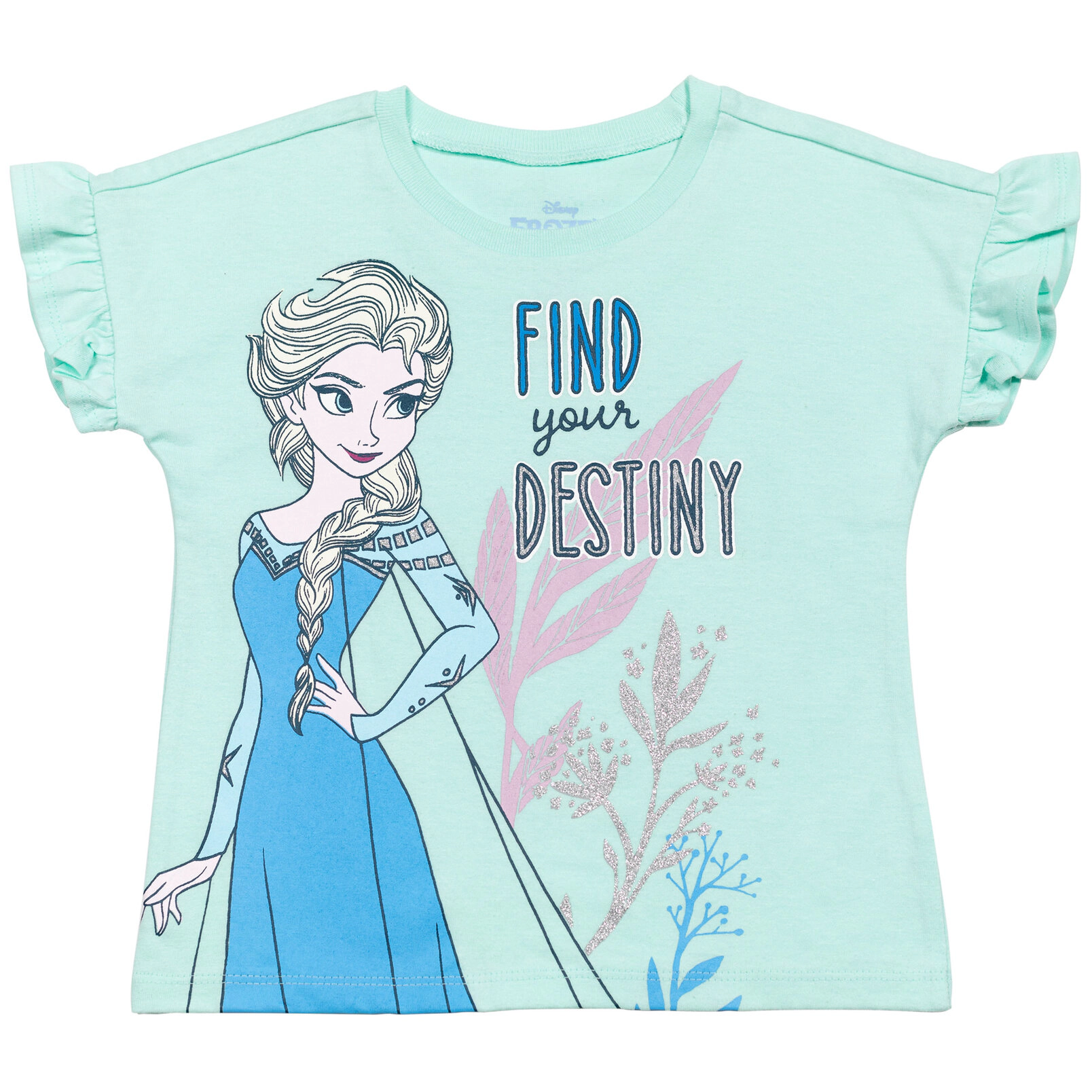 Disney Frozen Girls' 3-Pack Glitter T-Shirts