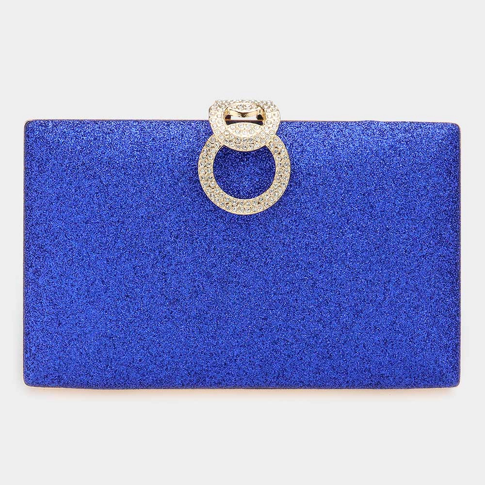 FASHNZFAB Shimmery Evening Clutch / Crossbody Bag