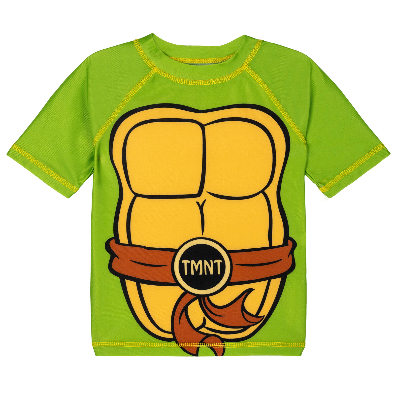 Teenage Mutant Ninja Turtles Boys' 2-Piece Swimwear Rash Guard and Swim Trunks Set
