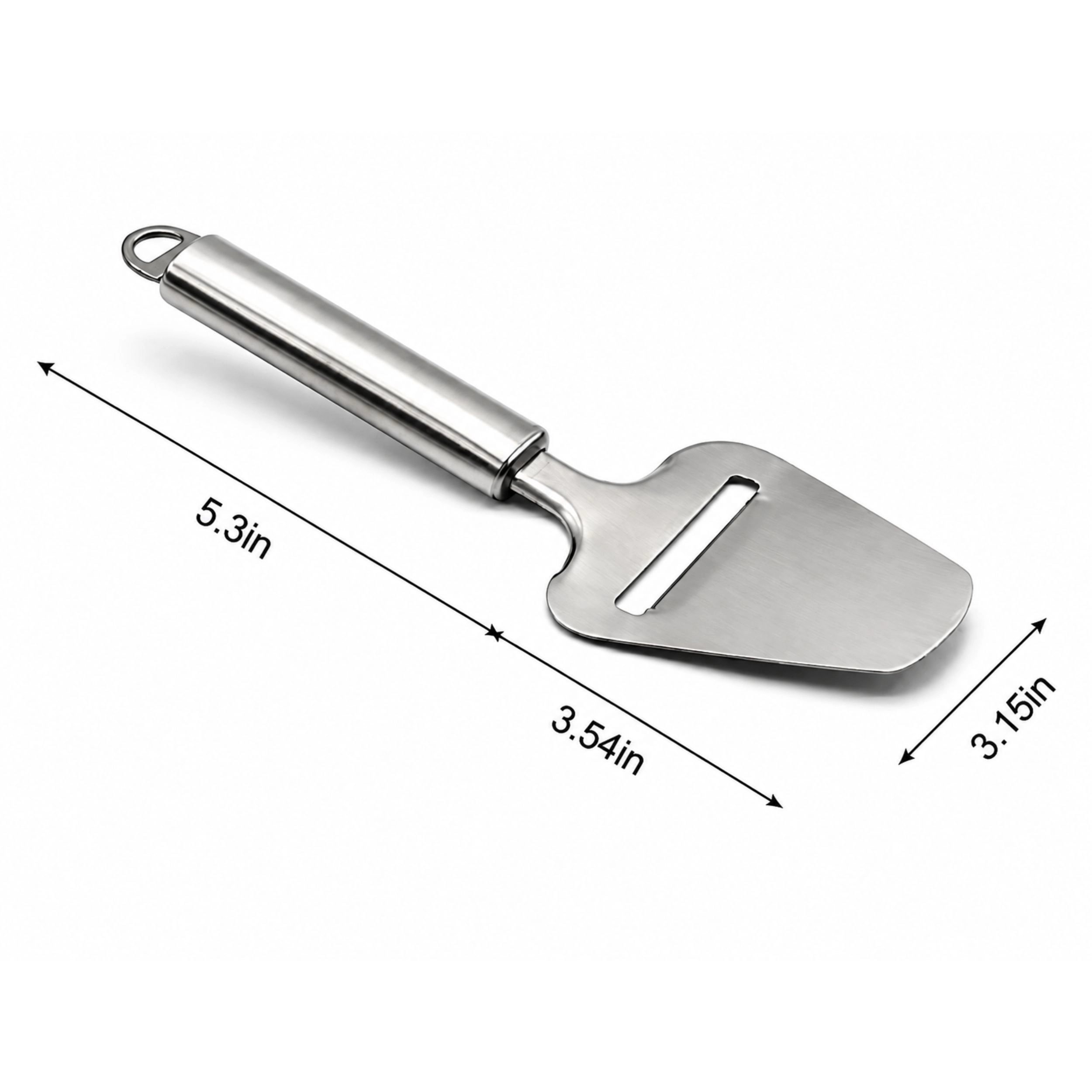 Home Collection 9.5" Stainless Steel Cheese Slicer Heavy Duty Cheese Cutter