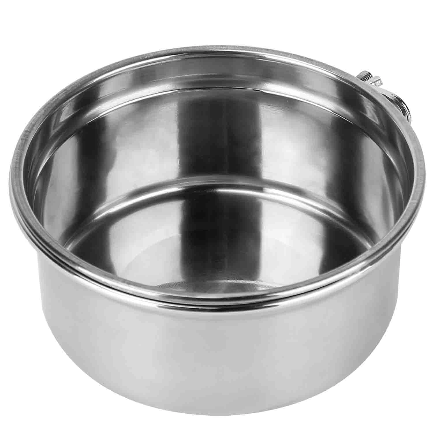 GBruno Stainless Steel Dog Bowl With Clamp Holder