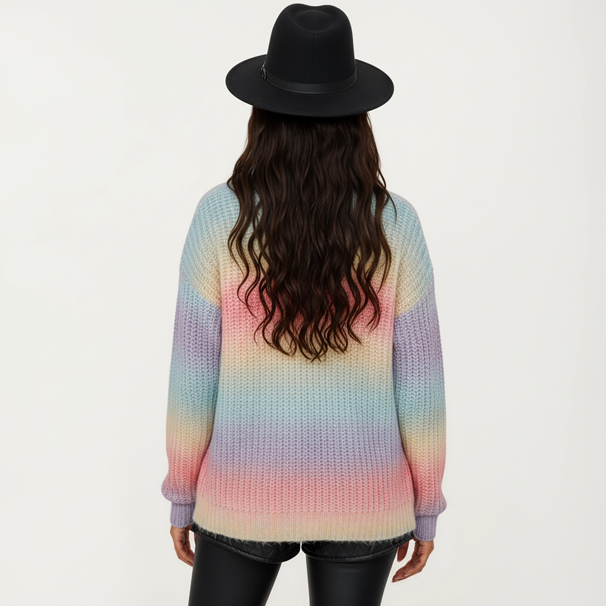 Anna-Kaci Women's Soft Knit V-Neck Button Front Cardigan with Cozy Textured Stitching and Relaxed Everyday Layering Fit