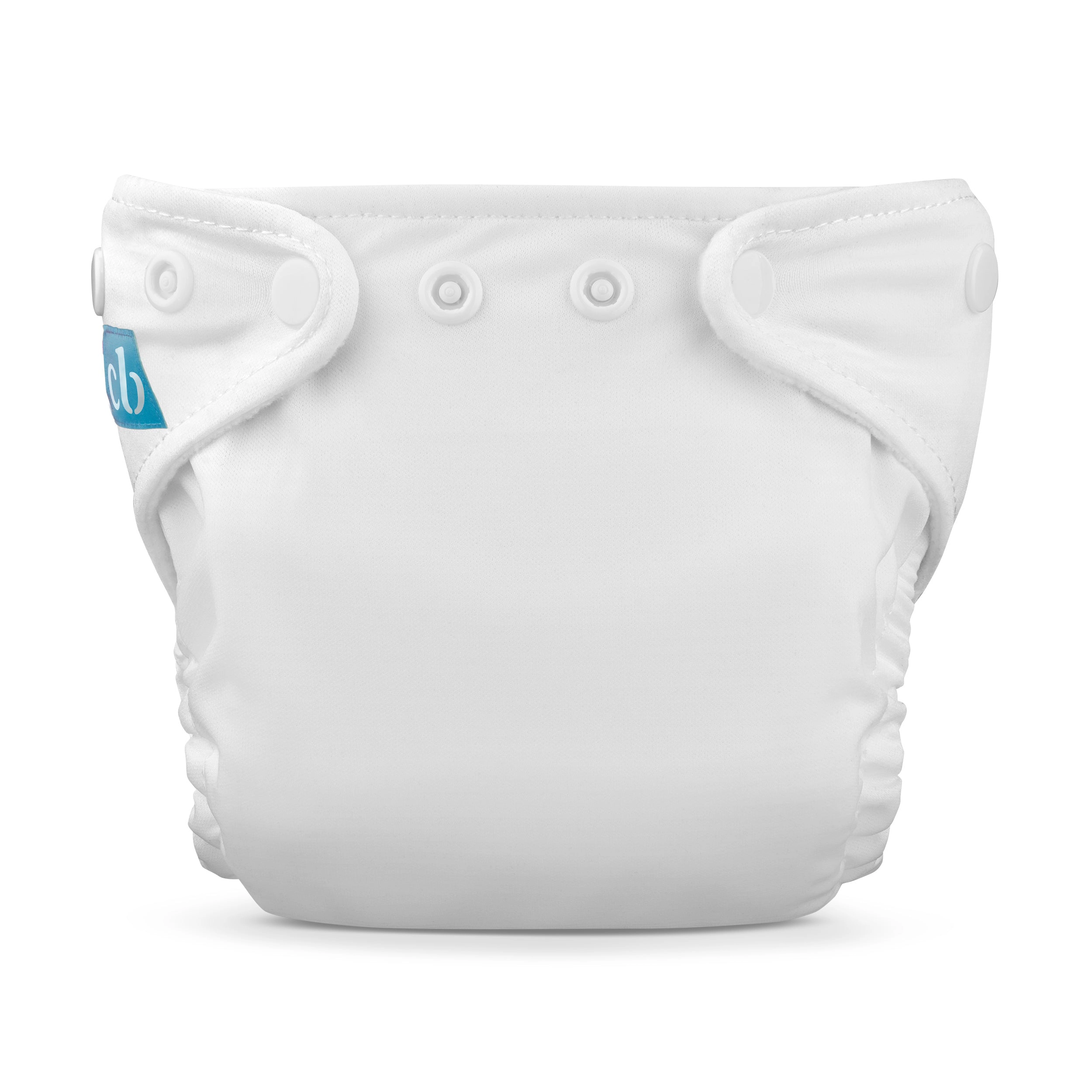 Charlie Banana Newborn Reusable Cloth Diaper - Pack of 1, White