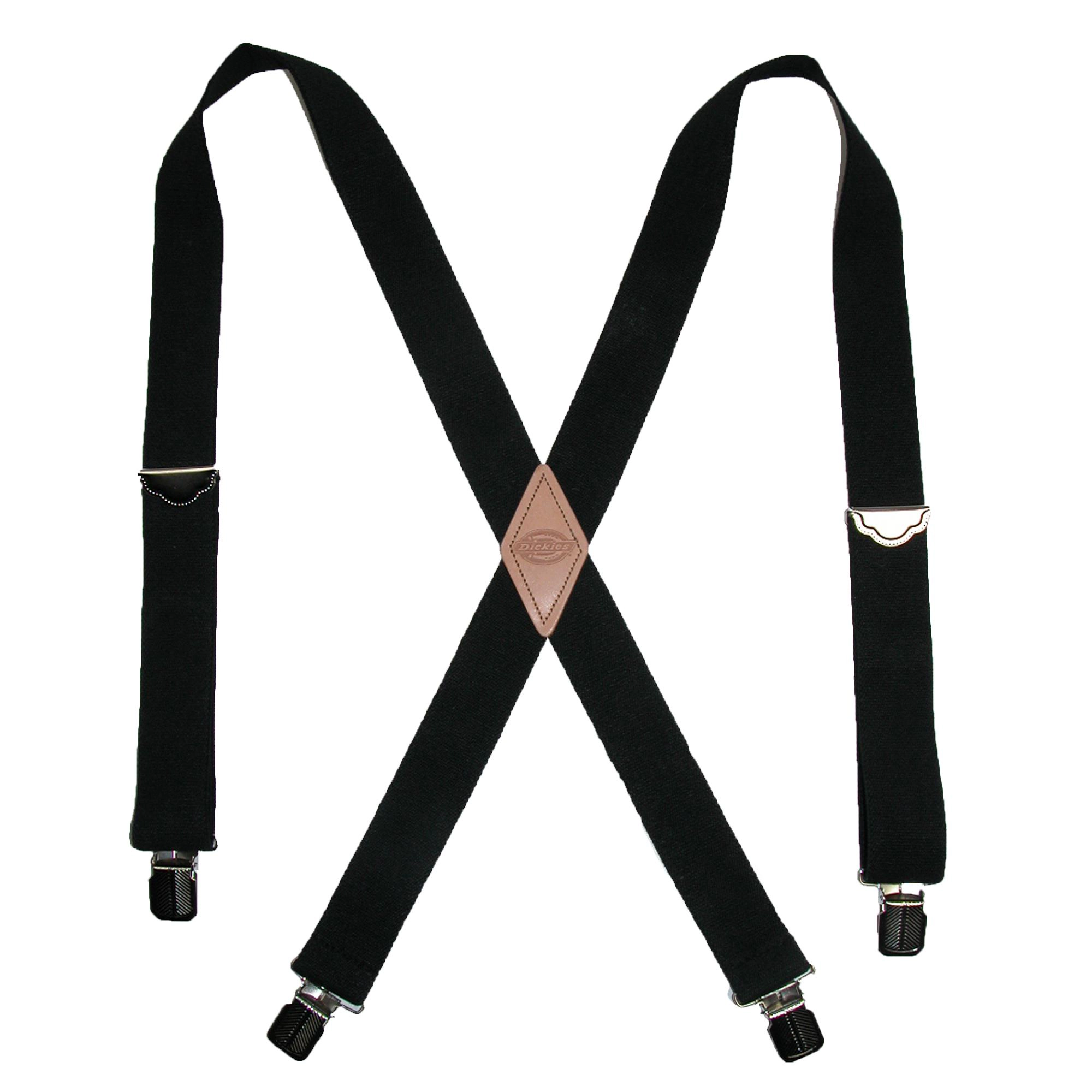 Dickies Men's Elastic X-Back Heavy Duty Clip-End Work Suspender Braces