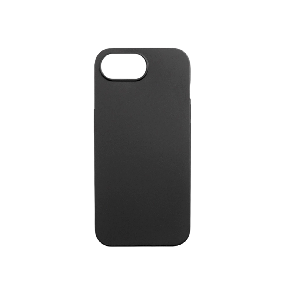 Qixxronics Black Silicone Phone Case for iPhone 16e Drop Protection Shockproof