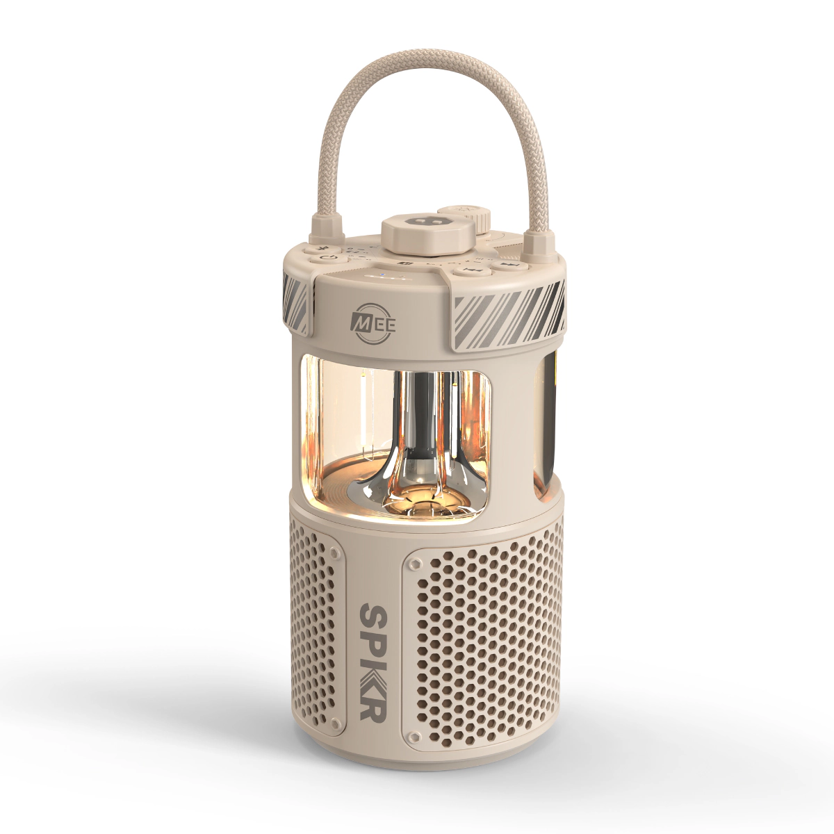 MEE audio lightSPKR Bluetooth Wireless Speaker w/ Camping Lantern